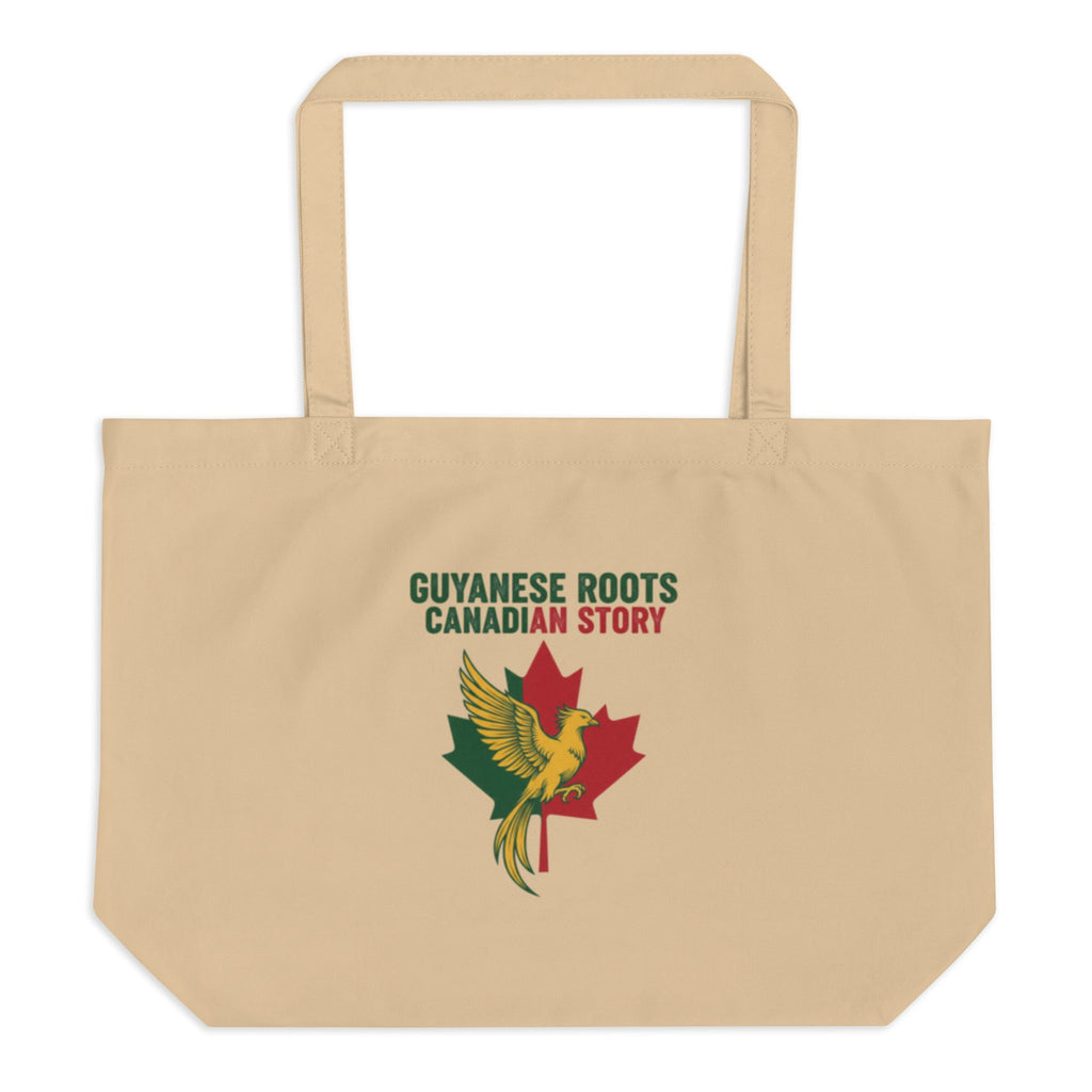 Q Origins Guyana x Canada Organic Tote Bag - ShopNQlik