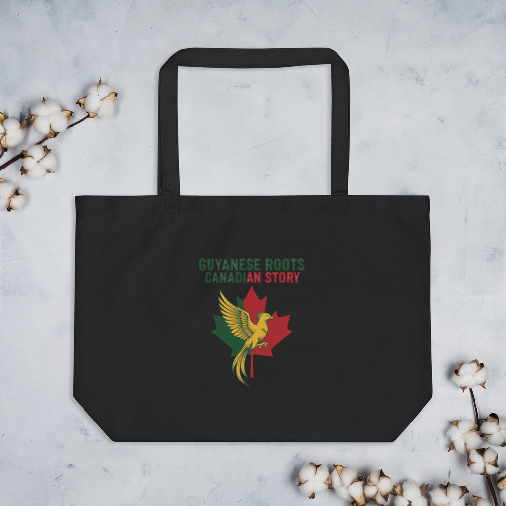 Q Origins Guyana x Canada Organic Tote Bag - ShopNQlik