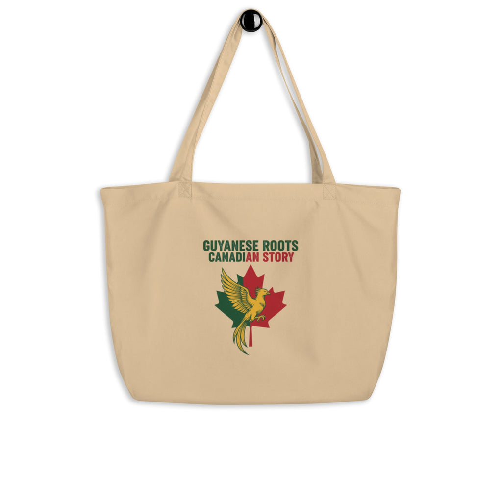 Q Origins Guyana x Canada Organic Tote Bag - ShopNQlik