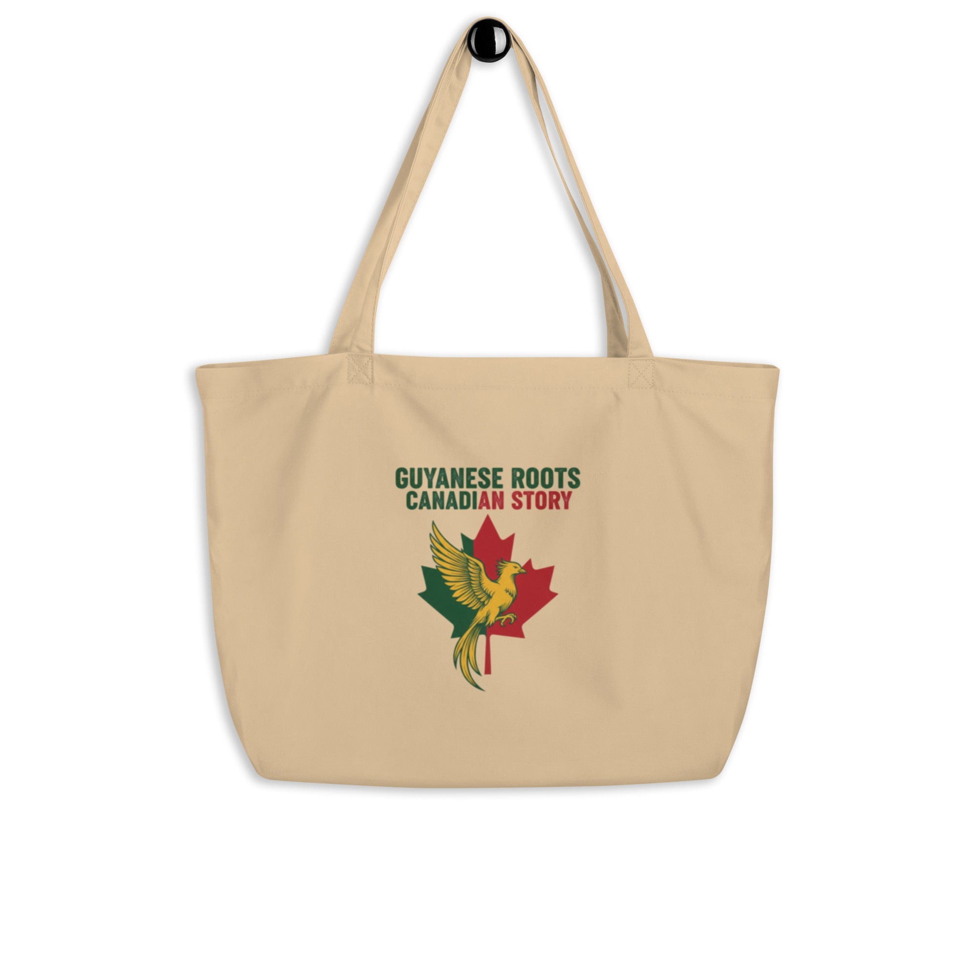 Q Origins Guyana x Canada Organic Tote Bag - ShopNQlik