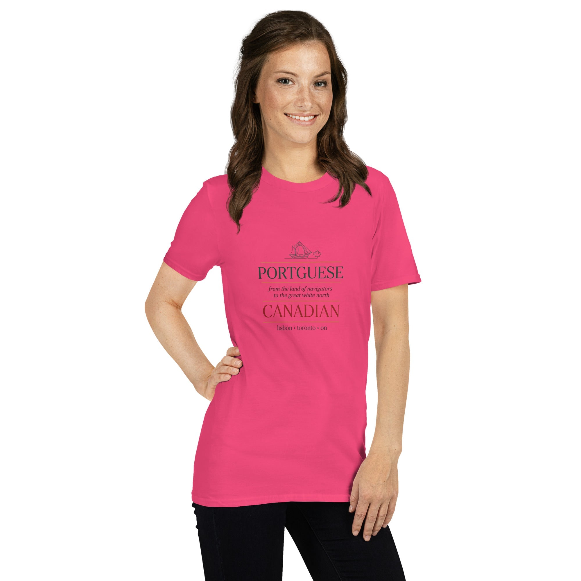 Q Origins Heritage Tee — Portuguese x Canadian | Women's | 7 Colours - ShopNQlik