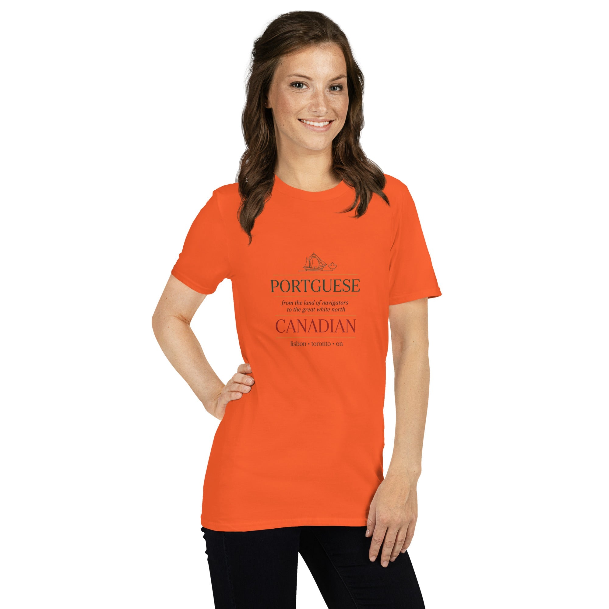 Q Origins Heritage Tee — Portuguese x Canadian | Women's | 7 Colours - ShopNQlik
