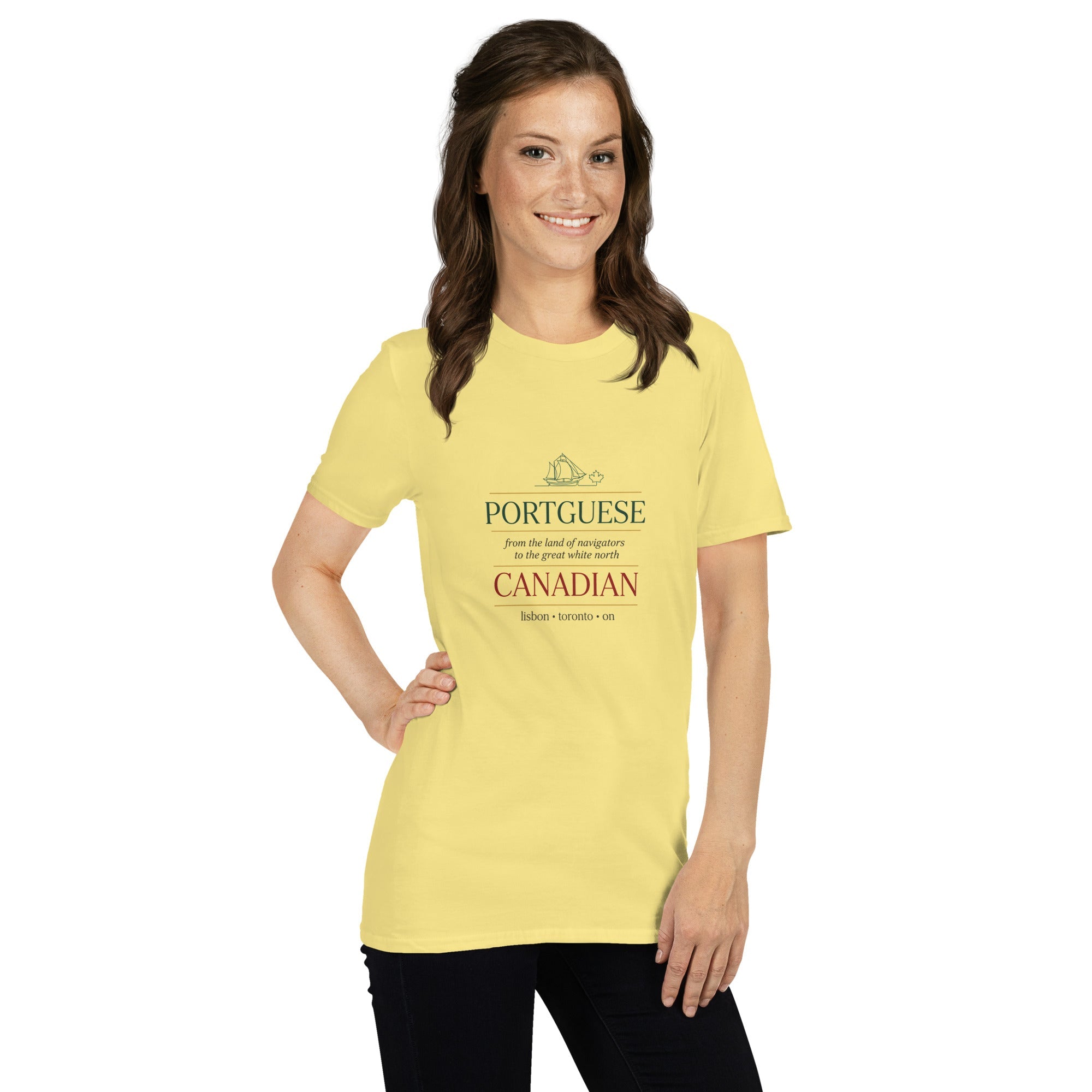 Q Origins Heritage Tee — Portuguese x Canadian | Women's | 7 Colours - ShopNQlik