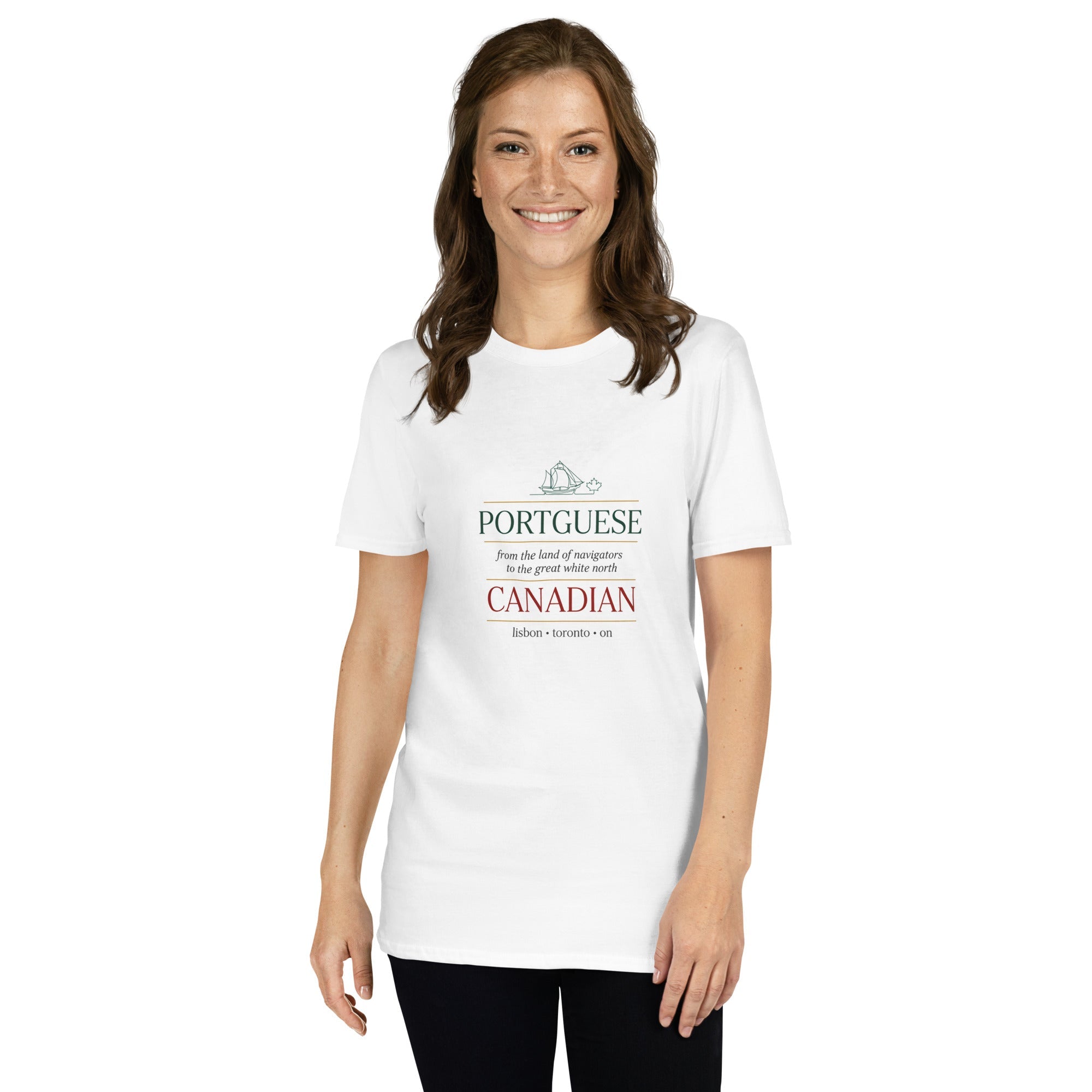 Q Origins Heritage Tee — Portuguese x Canadian | Women's | 7 Colours - ShopNQlik