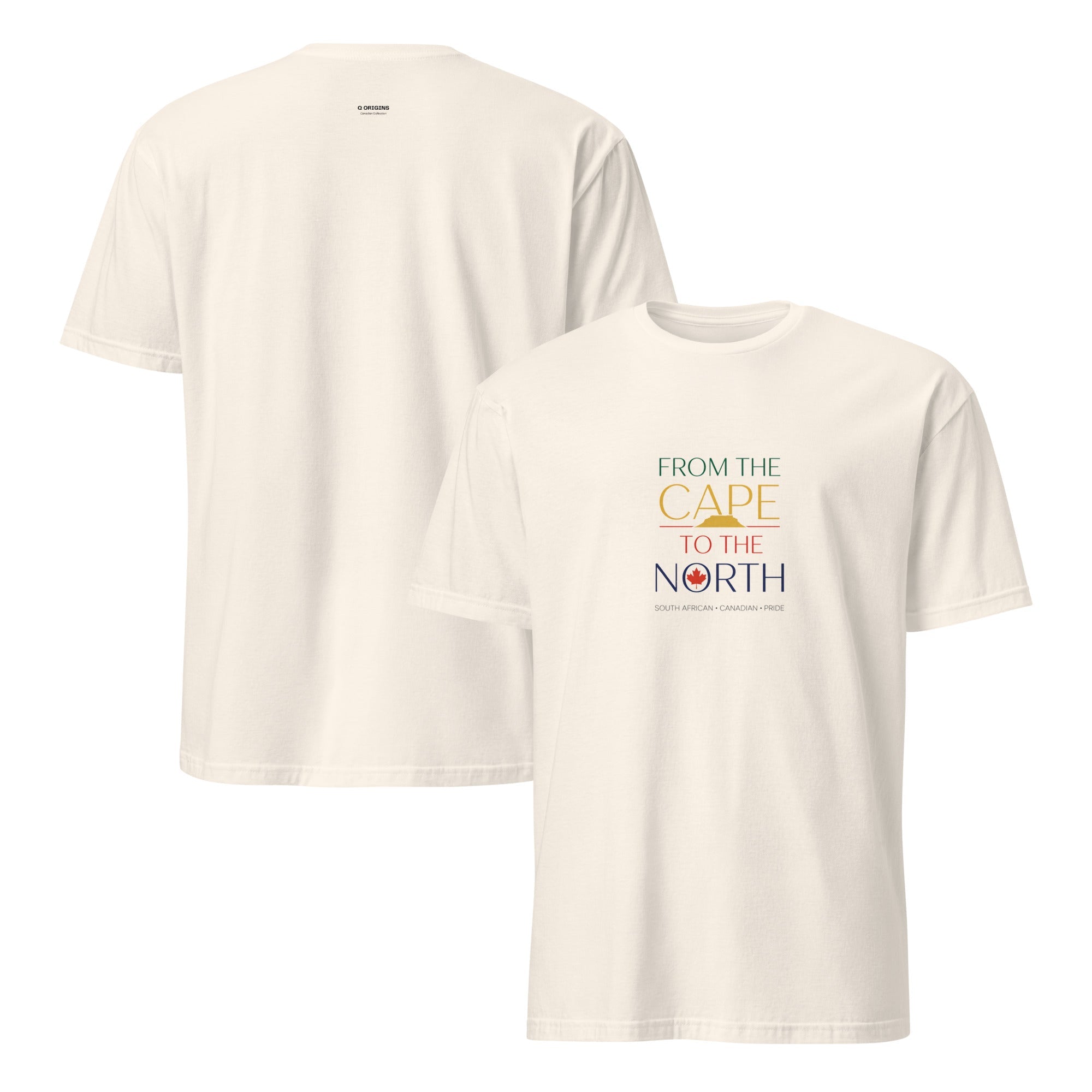 Q Origins Heritage Tee — South African x Canadian | Women's | 7 Colours - ShopNQlik