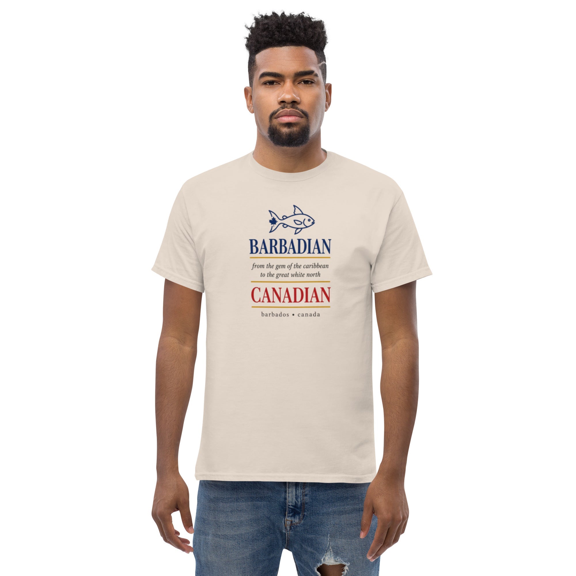 Q Origins Men's Classic Tee — Barbados Edition - ShopNQlik