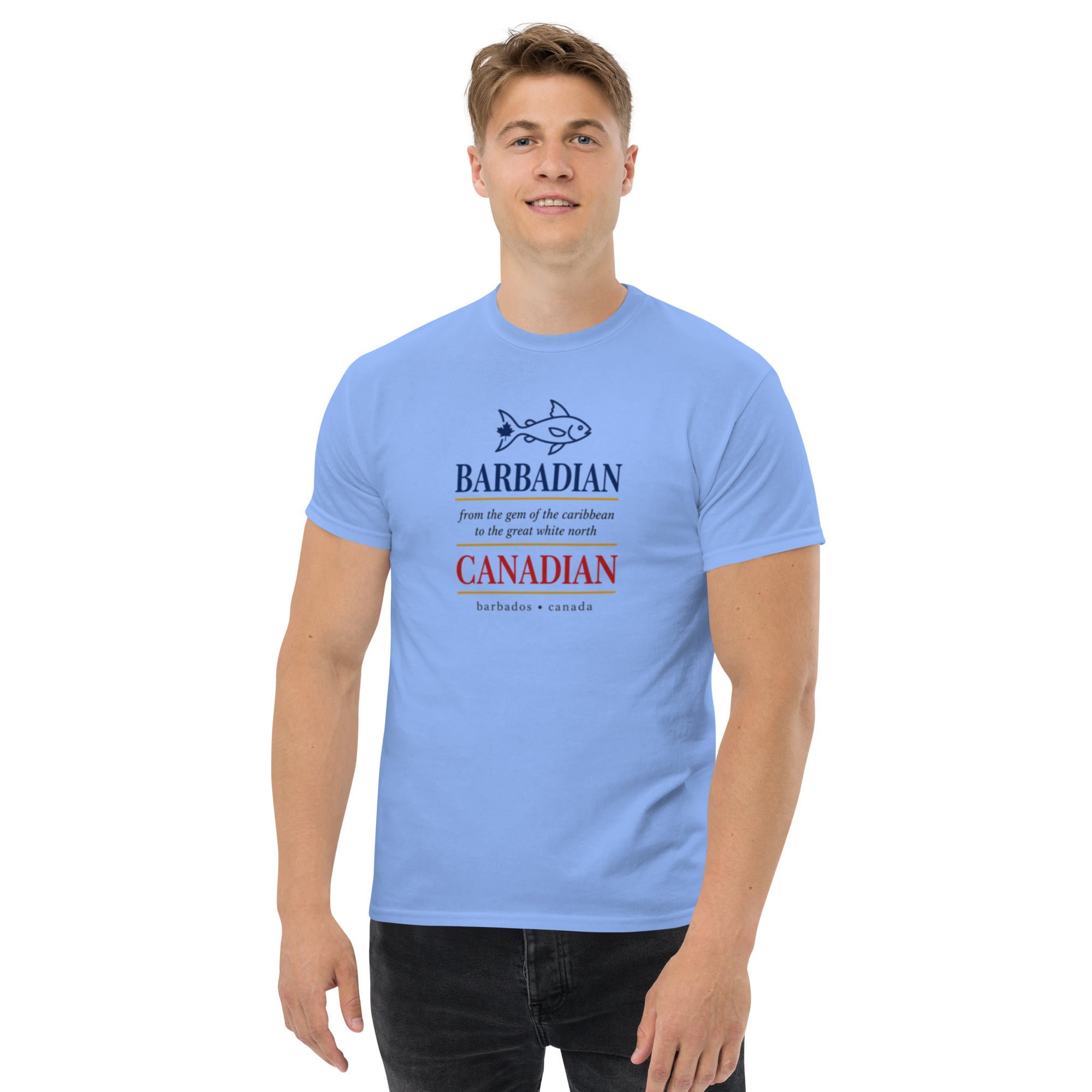 Q Origins Men's Classic Tee — Barbados Edition - ShopNQlik