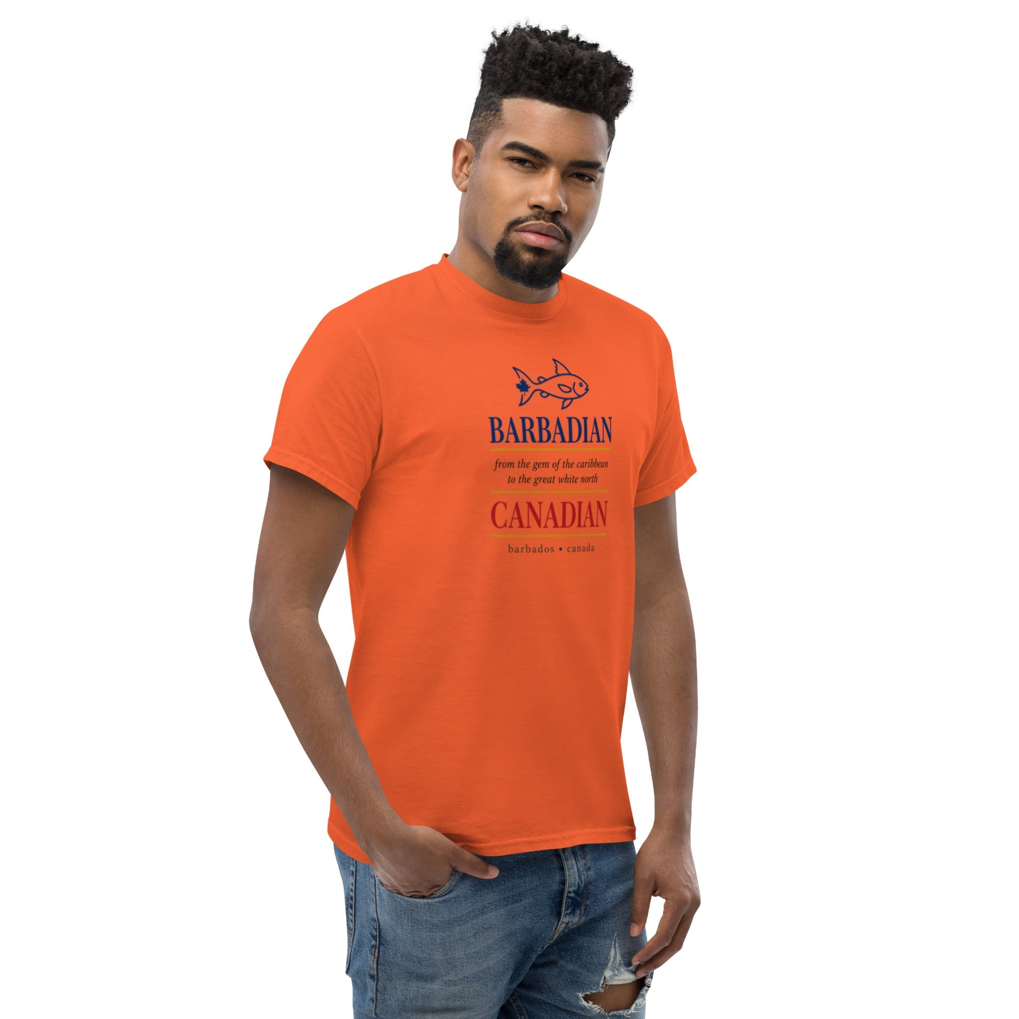 Q Origins Men's Classic Tee — Barbados Edition - ShopNQlik