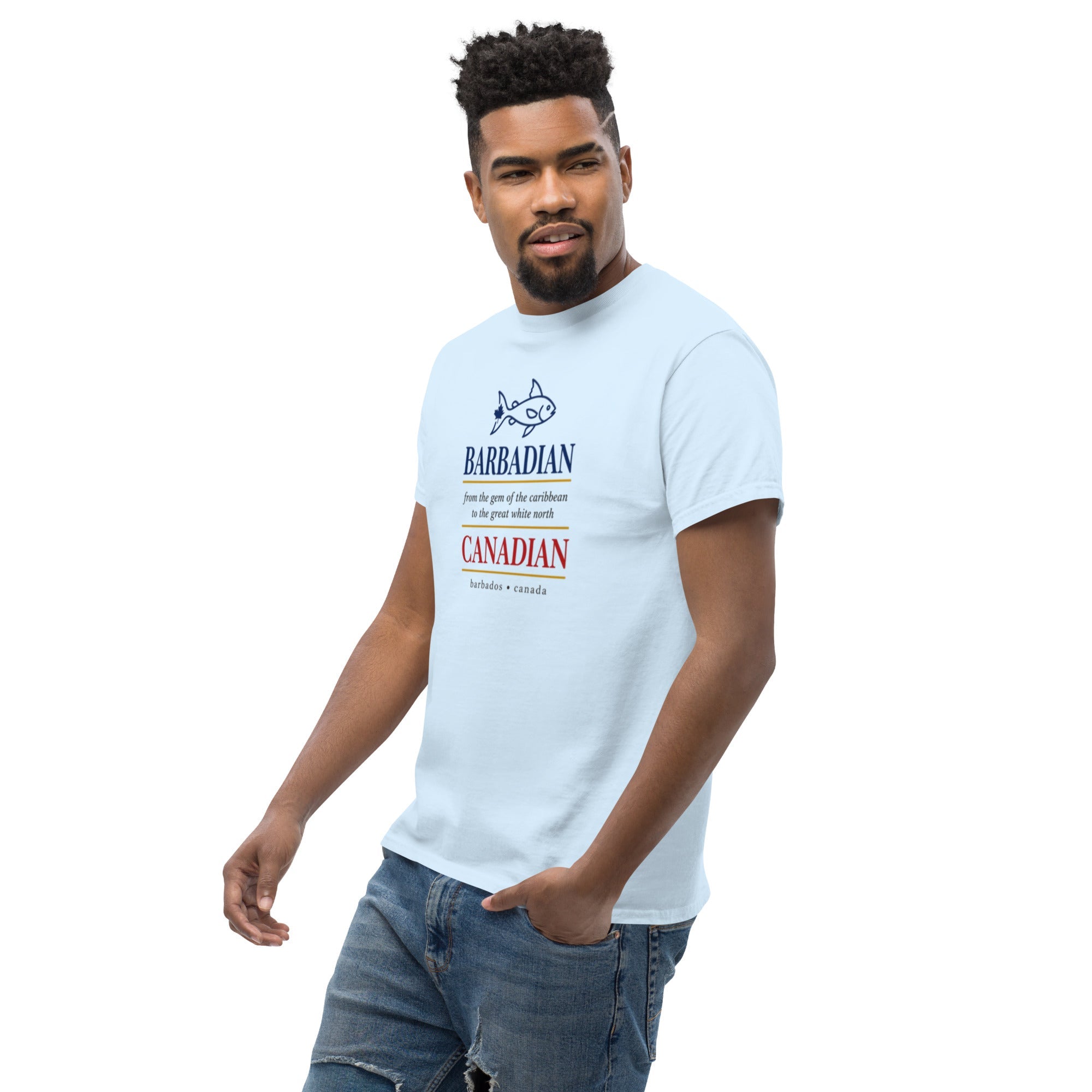 Q Origins Men's Classic Tee — Barbados Edition - ShopNQlik