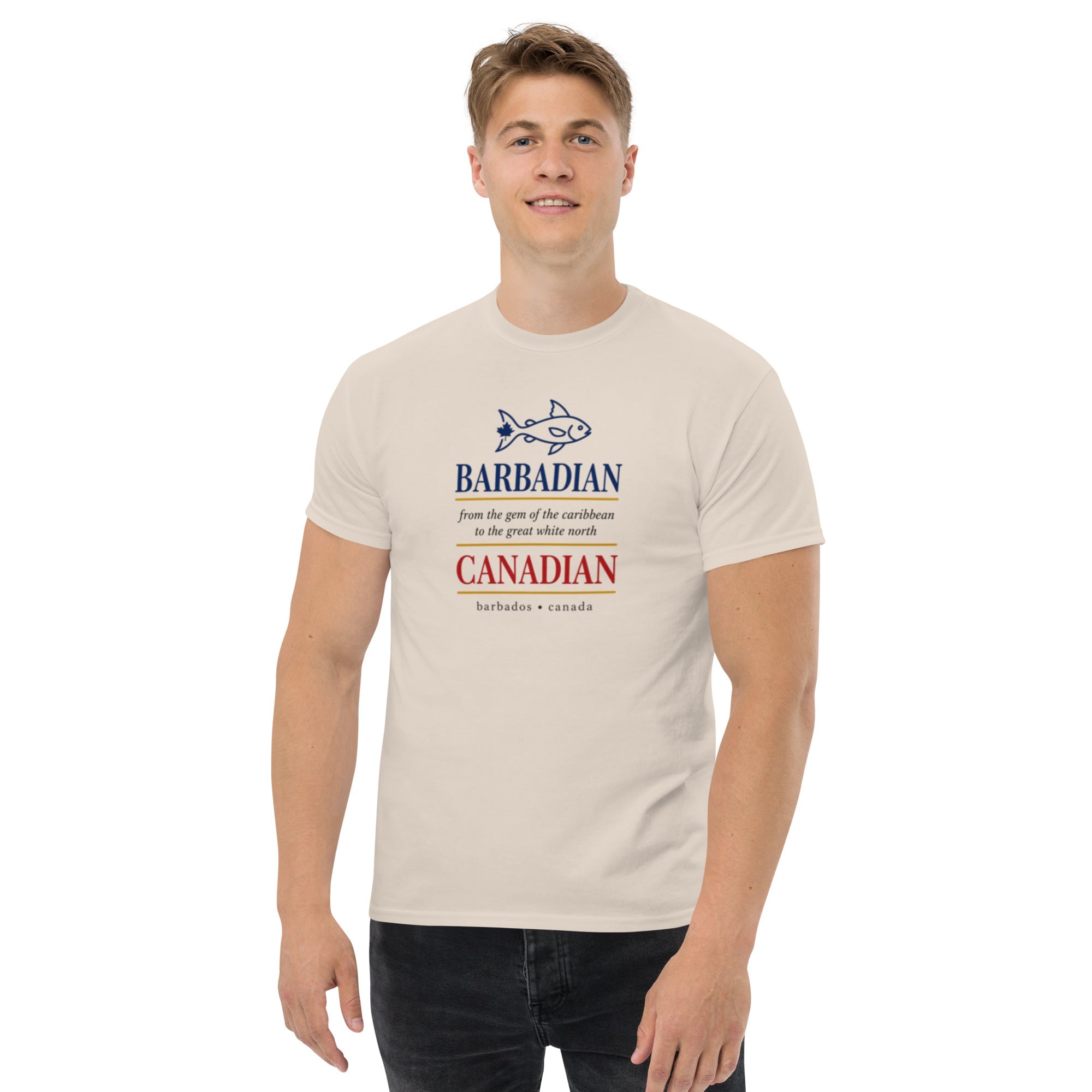 Q Origins Men's Classic Tee — Barbados Edition - ShopNQlik