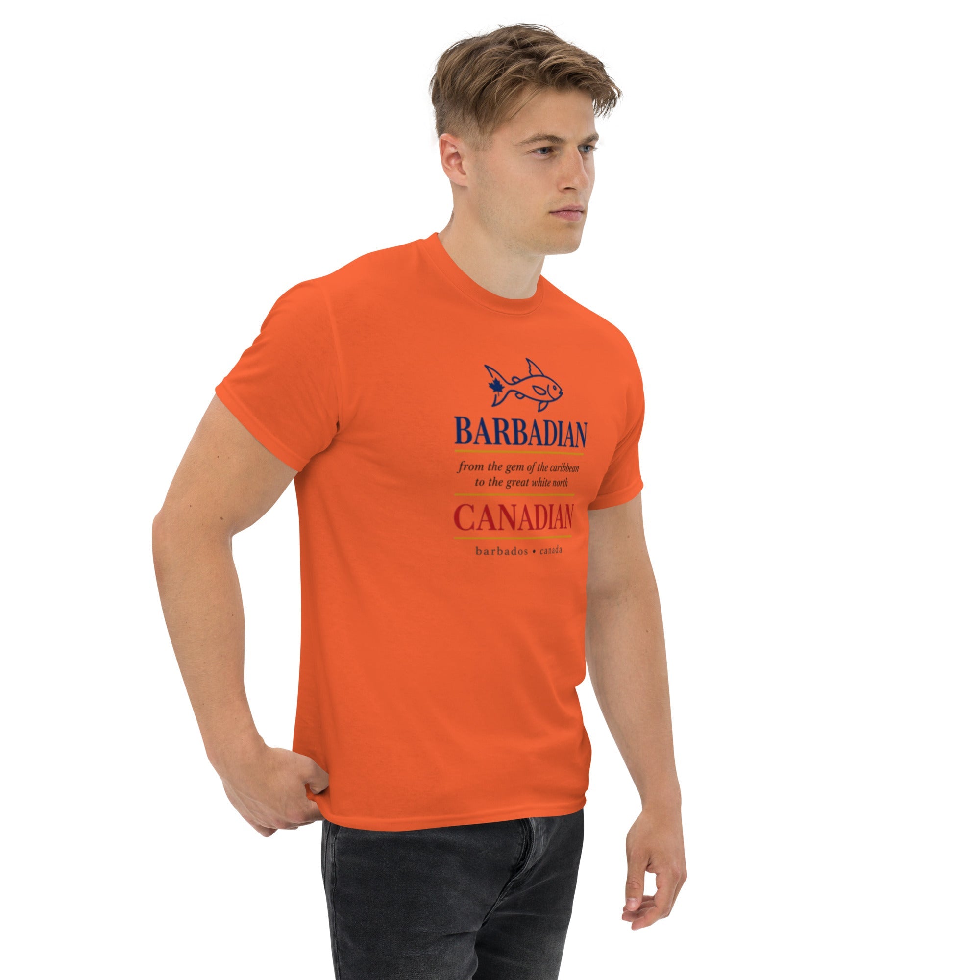 Q Origins Men's Classic Tee — Barbados Edition - ShopNQlik