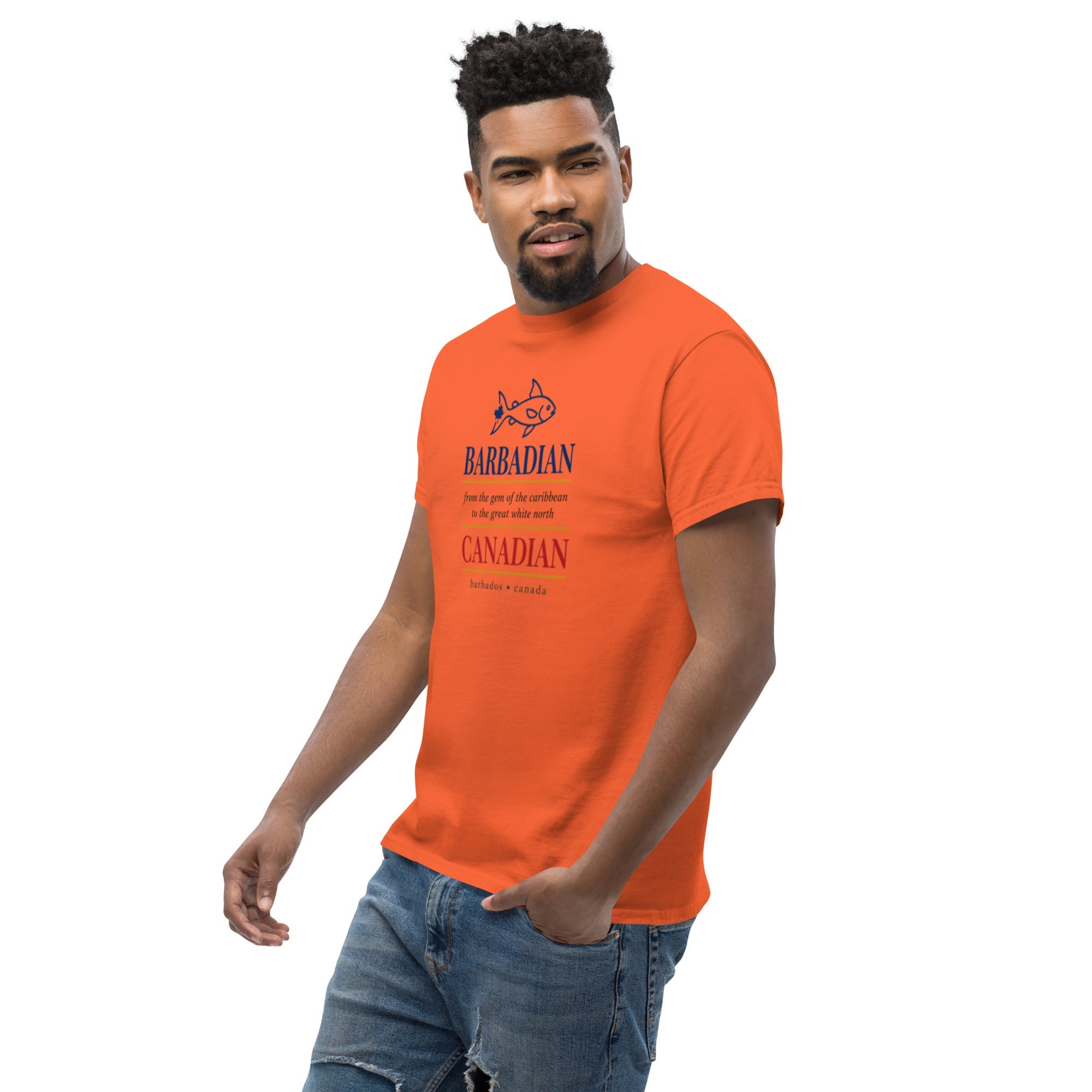 Q Origins Men's Classic Tee — Barbados Edition - ShopNQlik