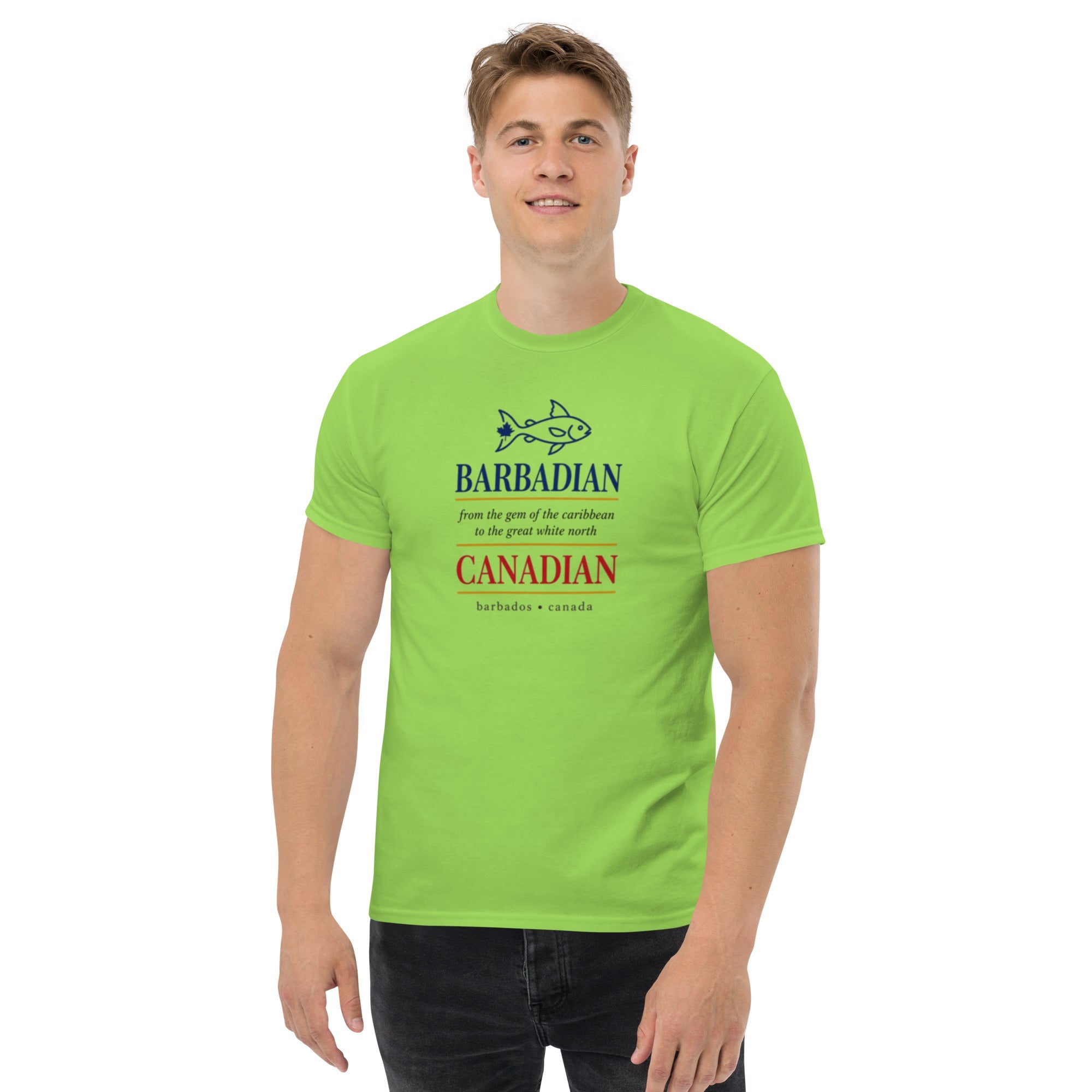 Q Origins Men's Classic Tee — Barbados Edition - ShopNQlik