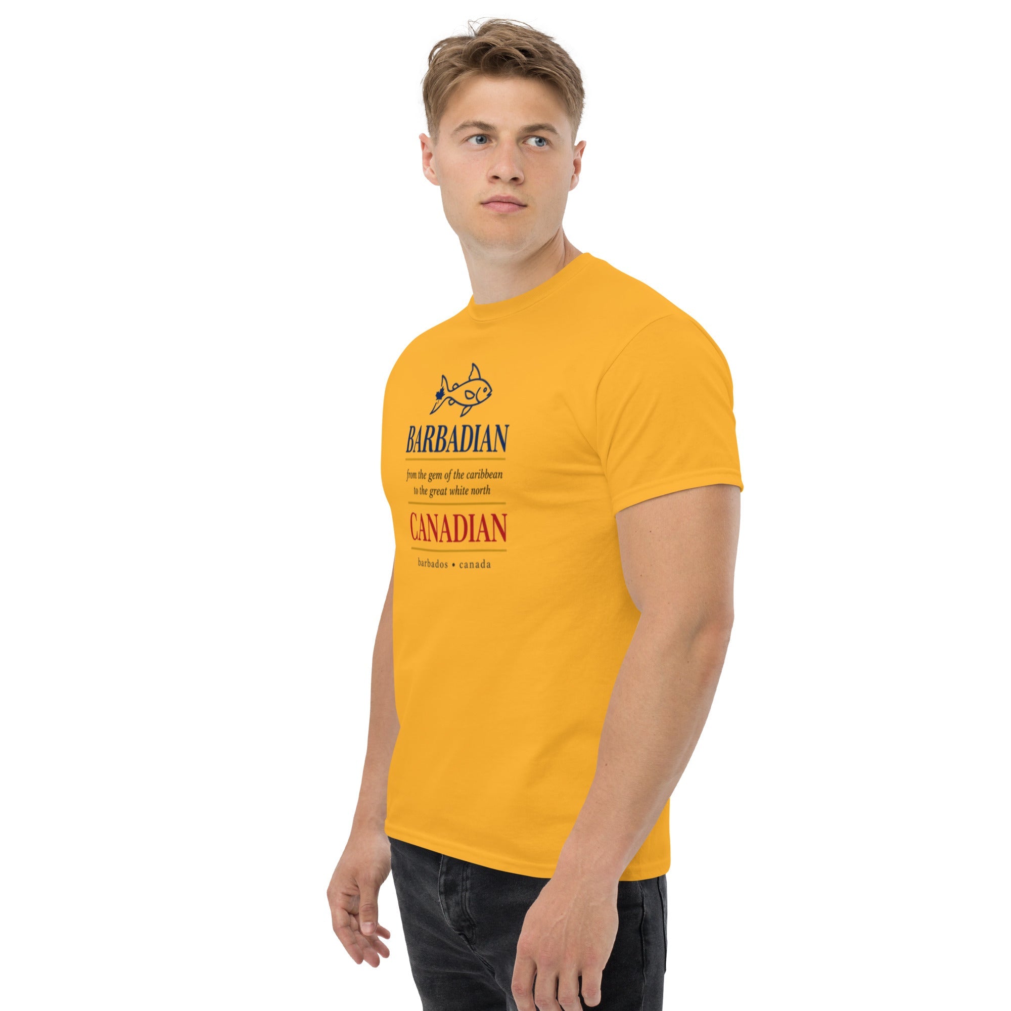 Q Origins Men's Classic Tee — Barbados Edition - ShopNQlik