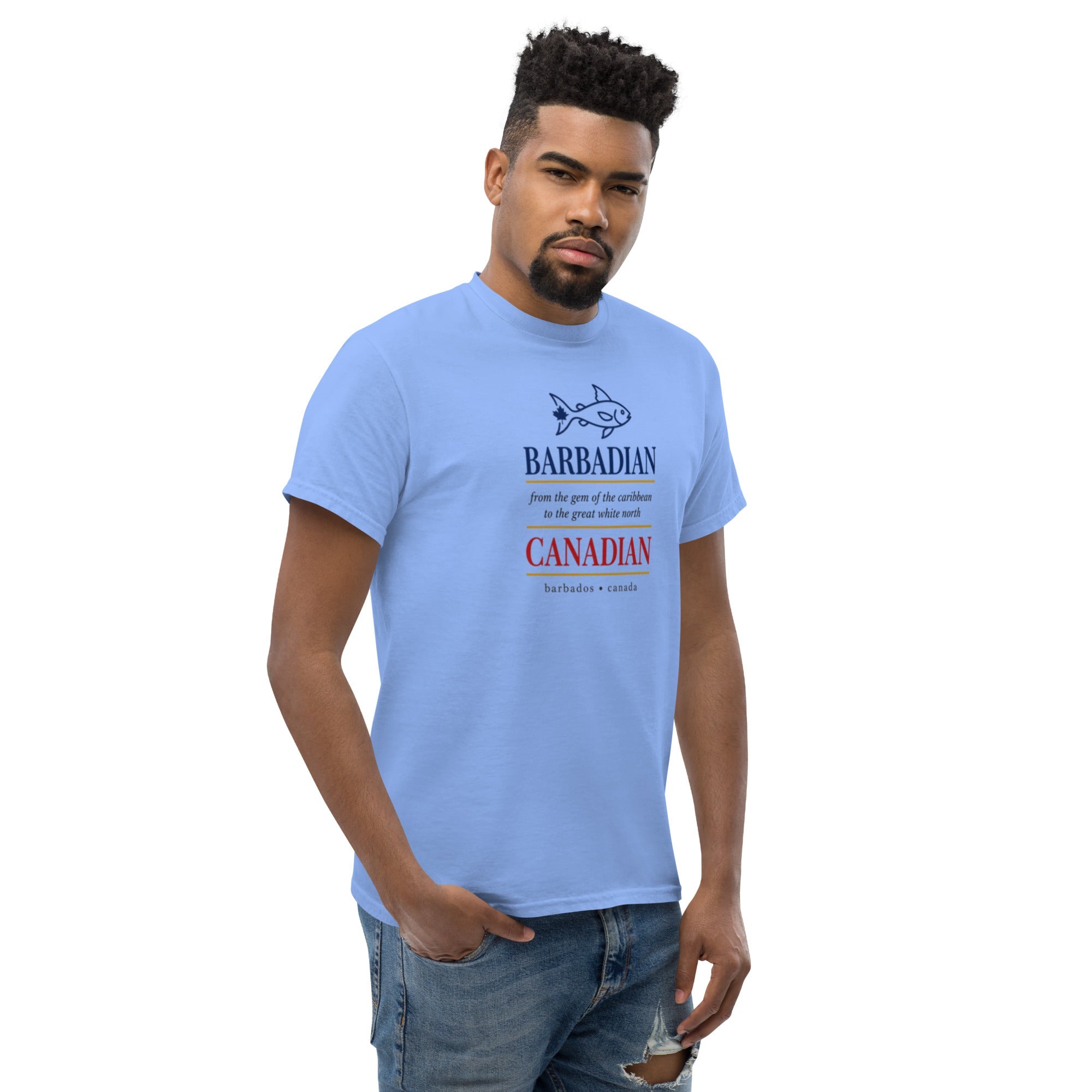 Q Origins Men's Classic Tee — Barbados Edition - ShopNQlik