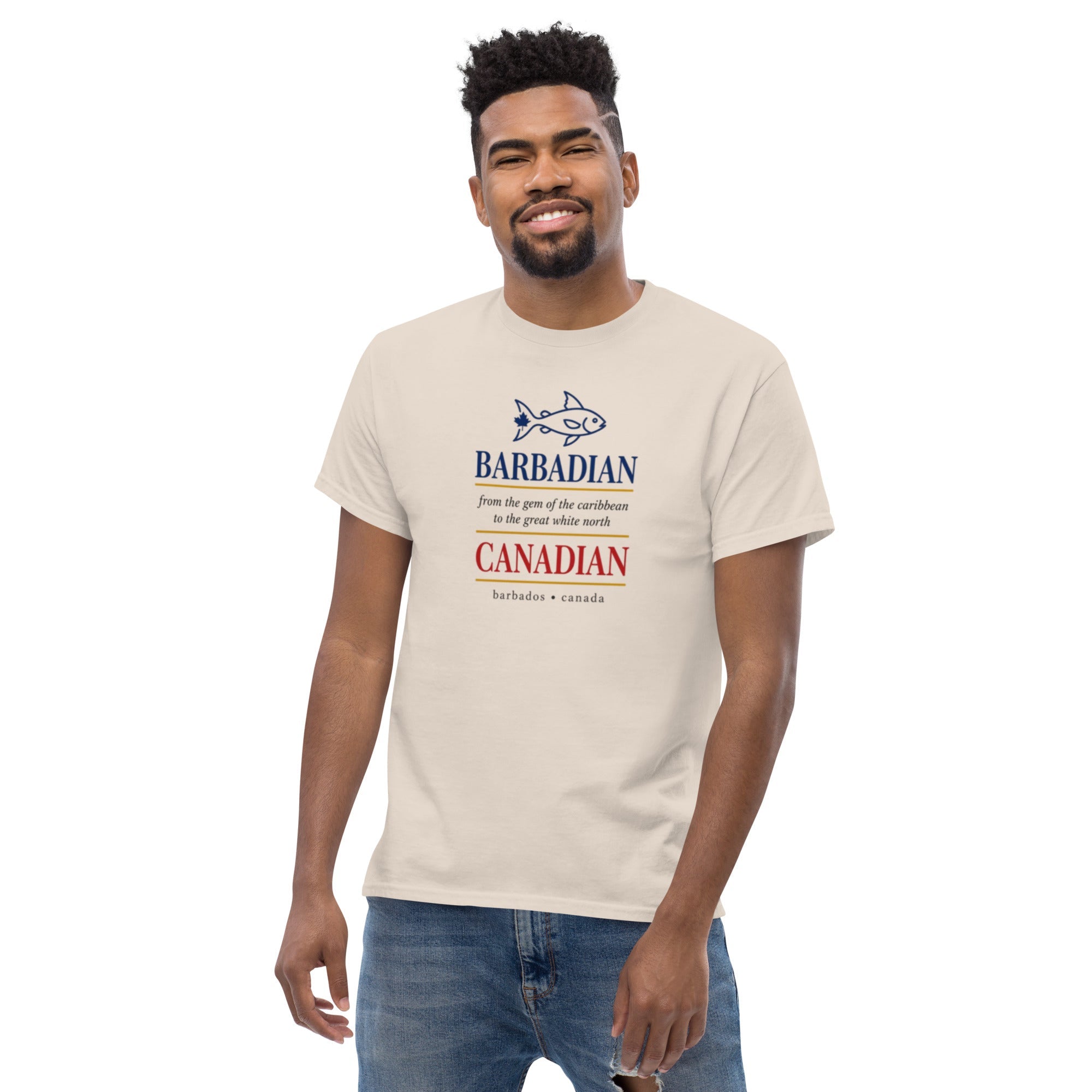 Q Origins Men's Classic Tee — Barbados Edition - ShopNQlik