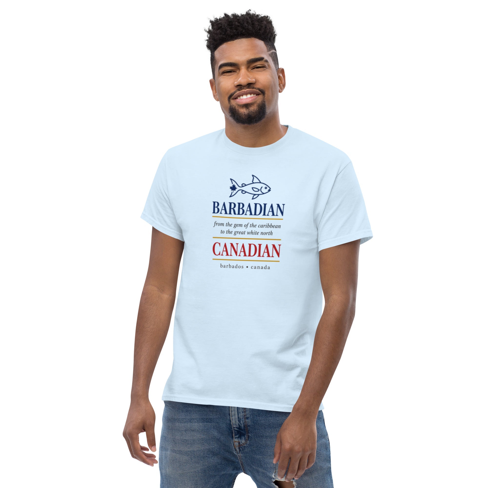 Q Origins Men's Classic Tee — Barbados Edition - ShopNQlik