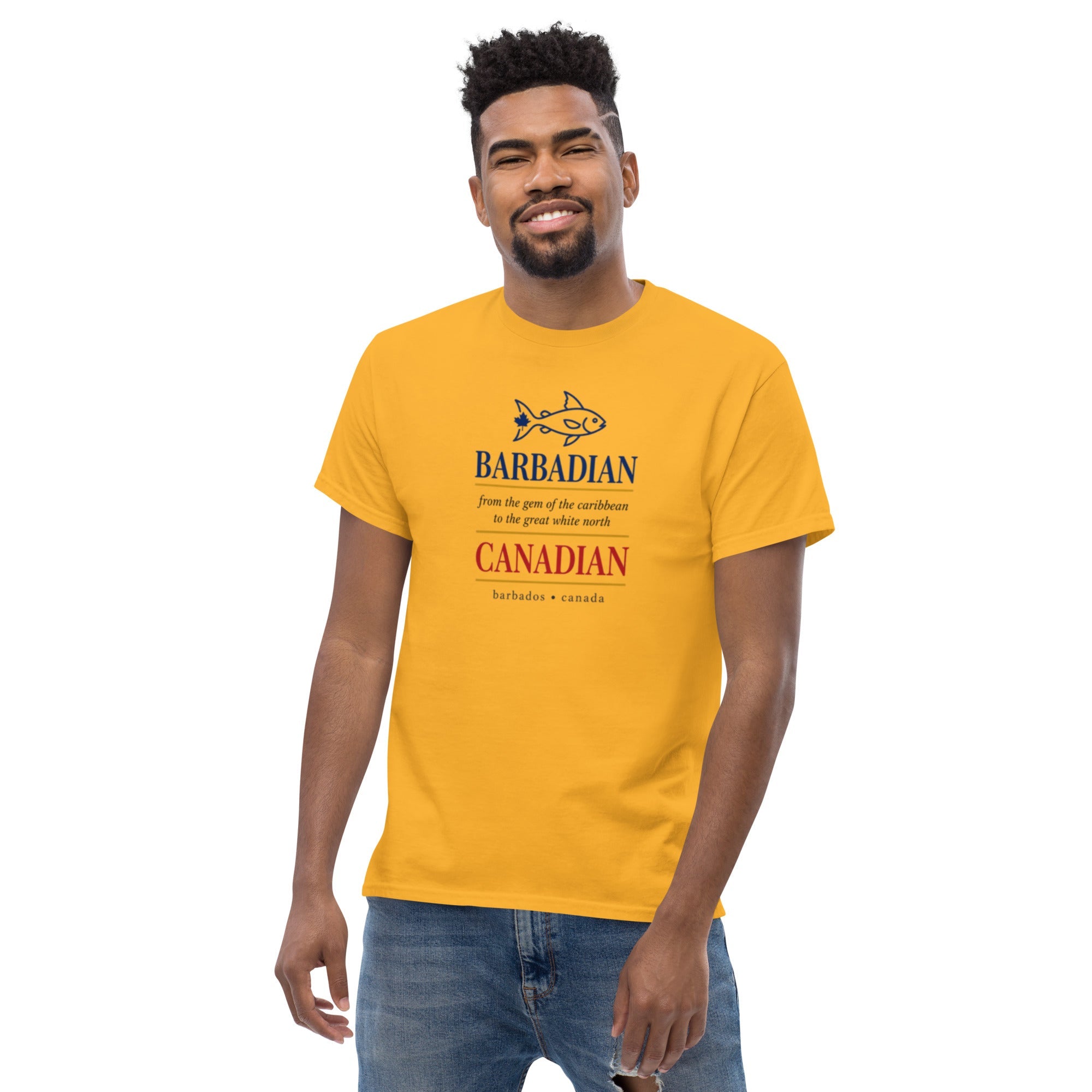 Q Origins Men's Classic Tee — Barbados Edition - ShopNQlik