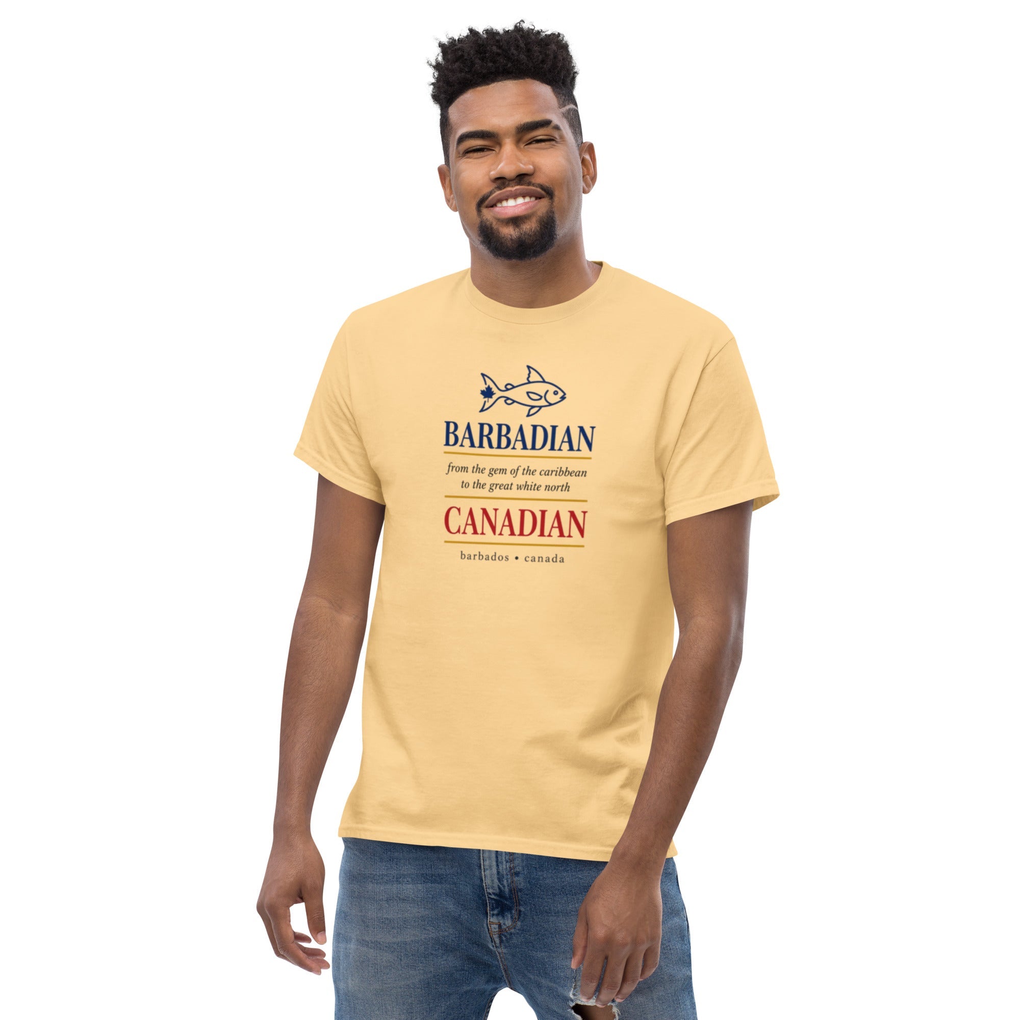 Q Origins Men's Classic Tee — Barbados Edition - ShopNQlik