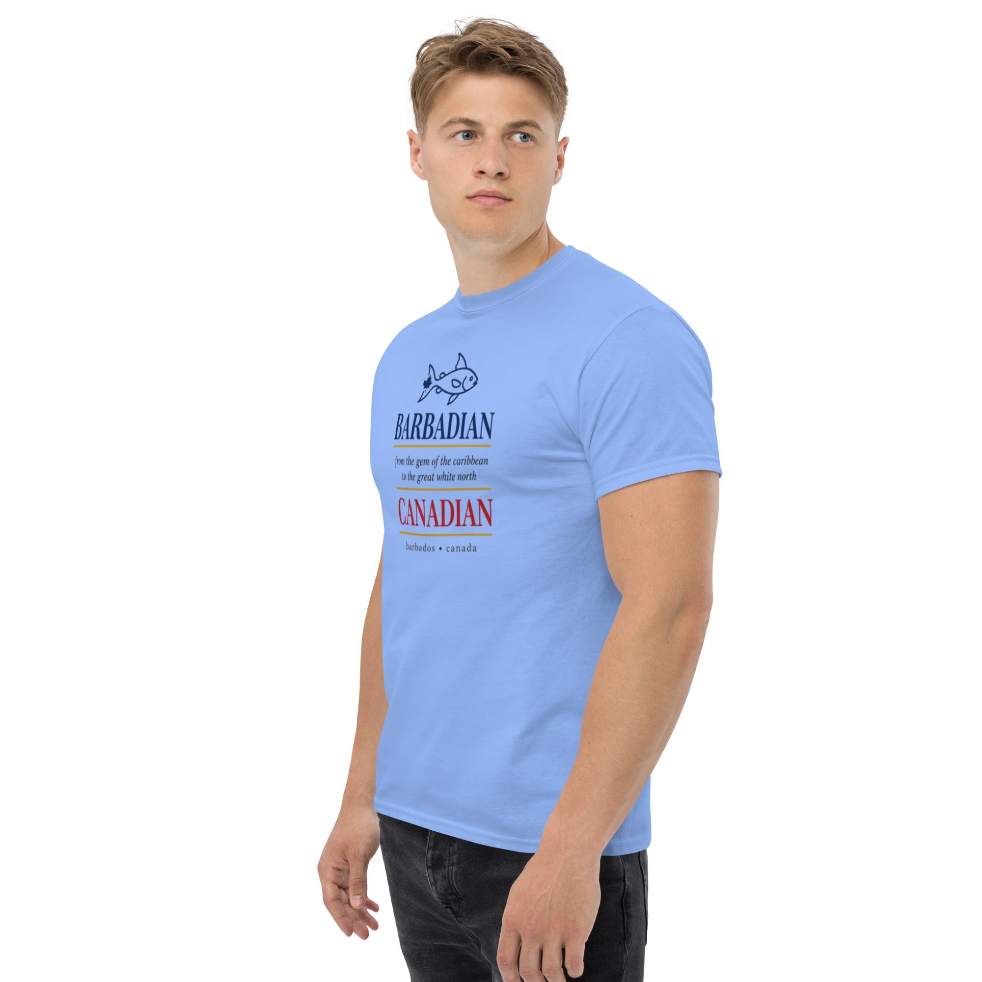 Q Origins Men's Classic Tee — Barbados Edition - ShopNQlik