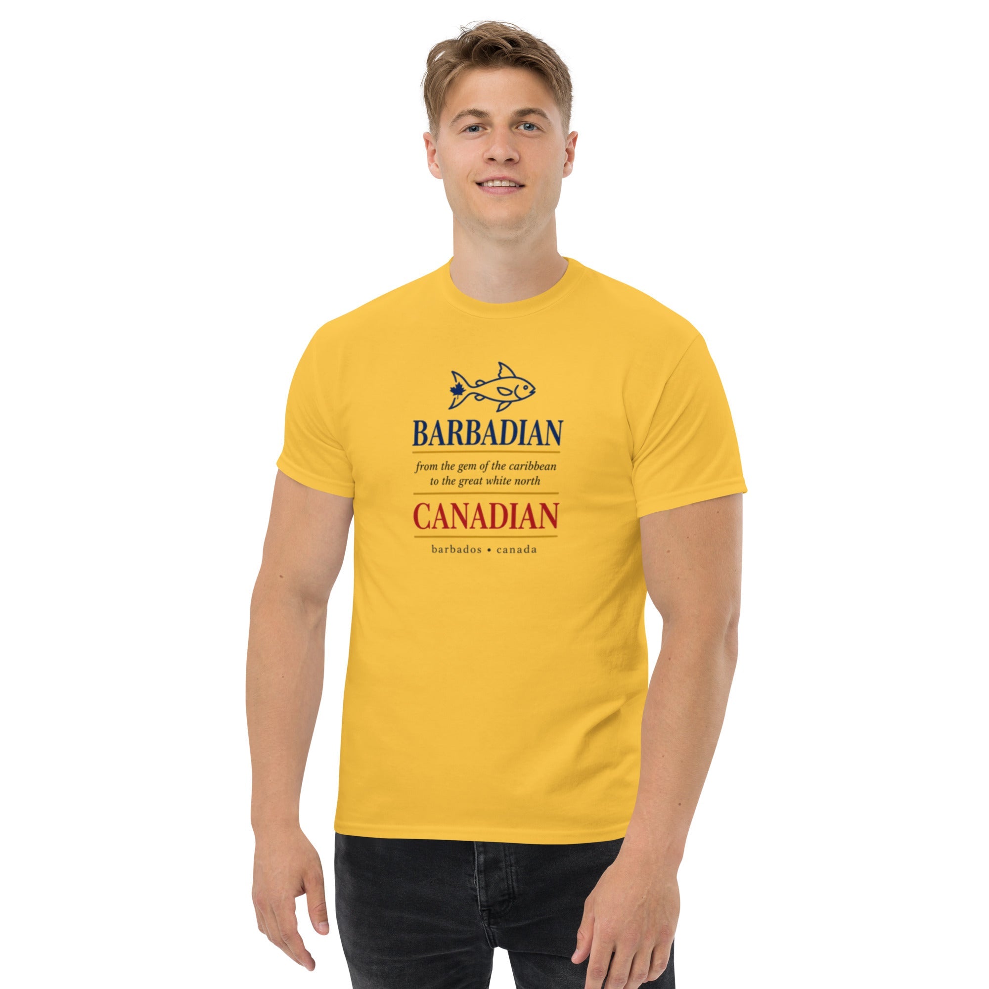 Q Origins Men's Classic Tee — Barbados Edition - ShopNQlik