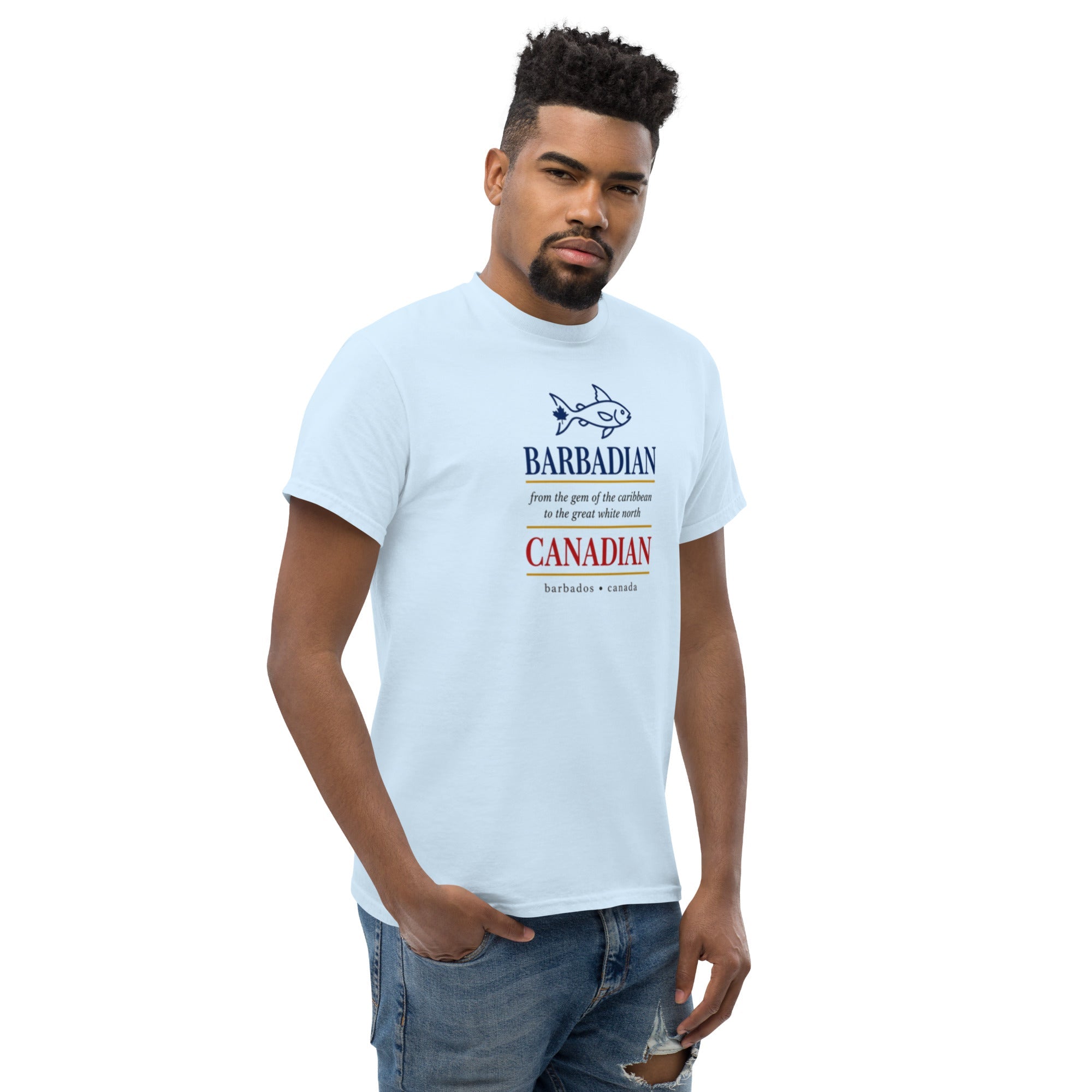 Q Origins Men's Classic Tee — Barbados Edition - ShopNQlik