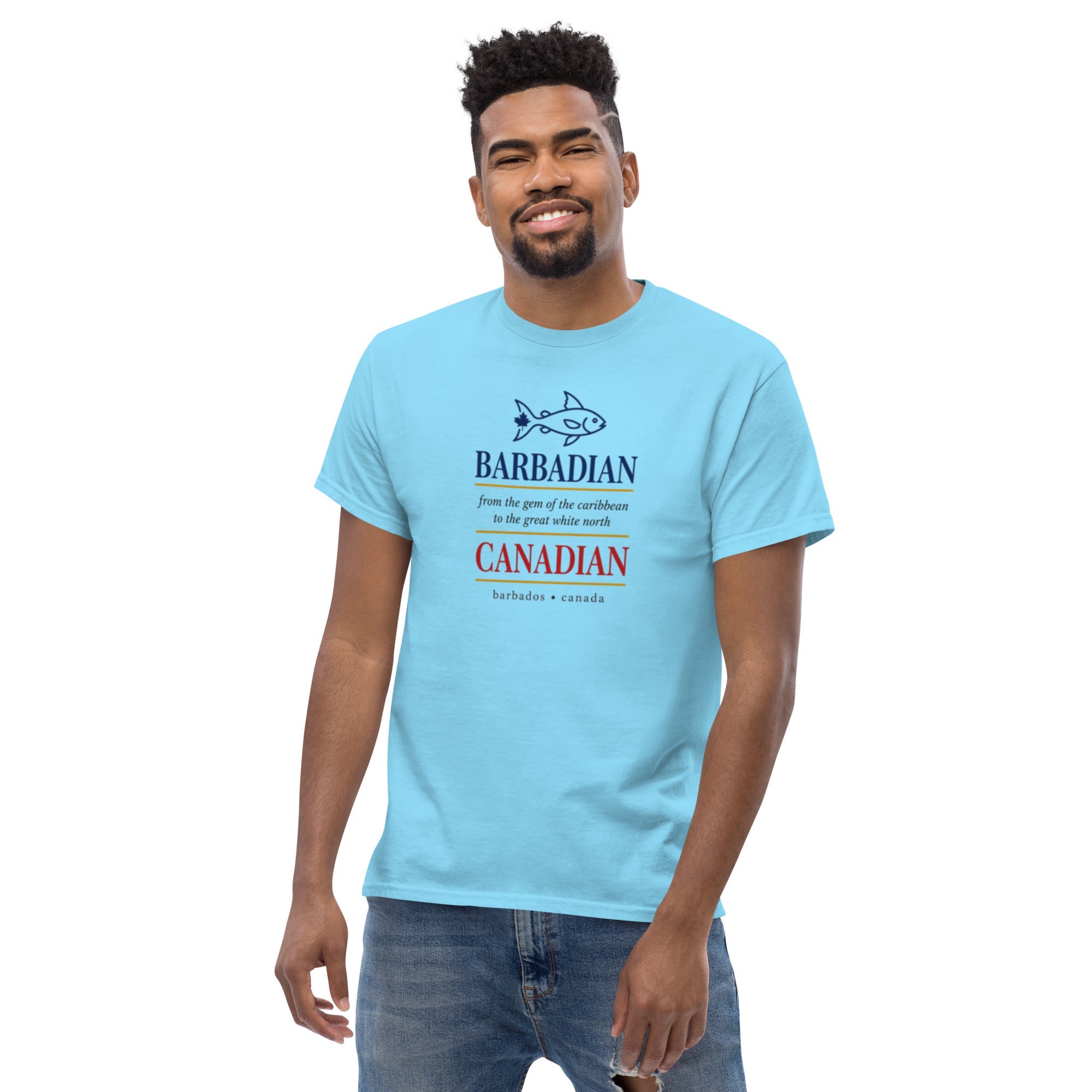 Q Origins Men's Classic Tee — Barbados Edition - ShopNQlik