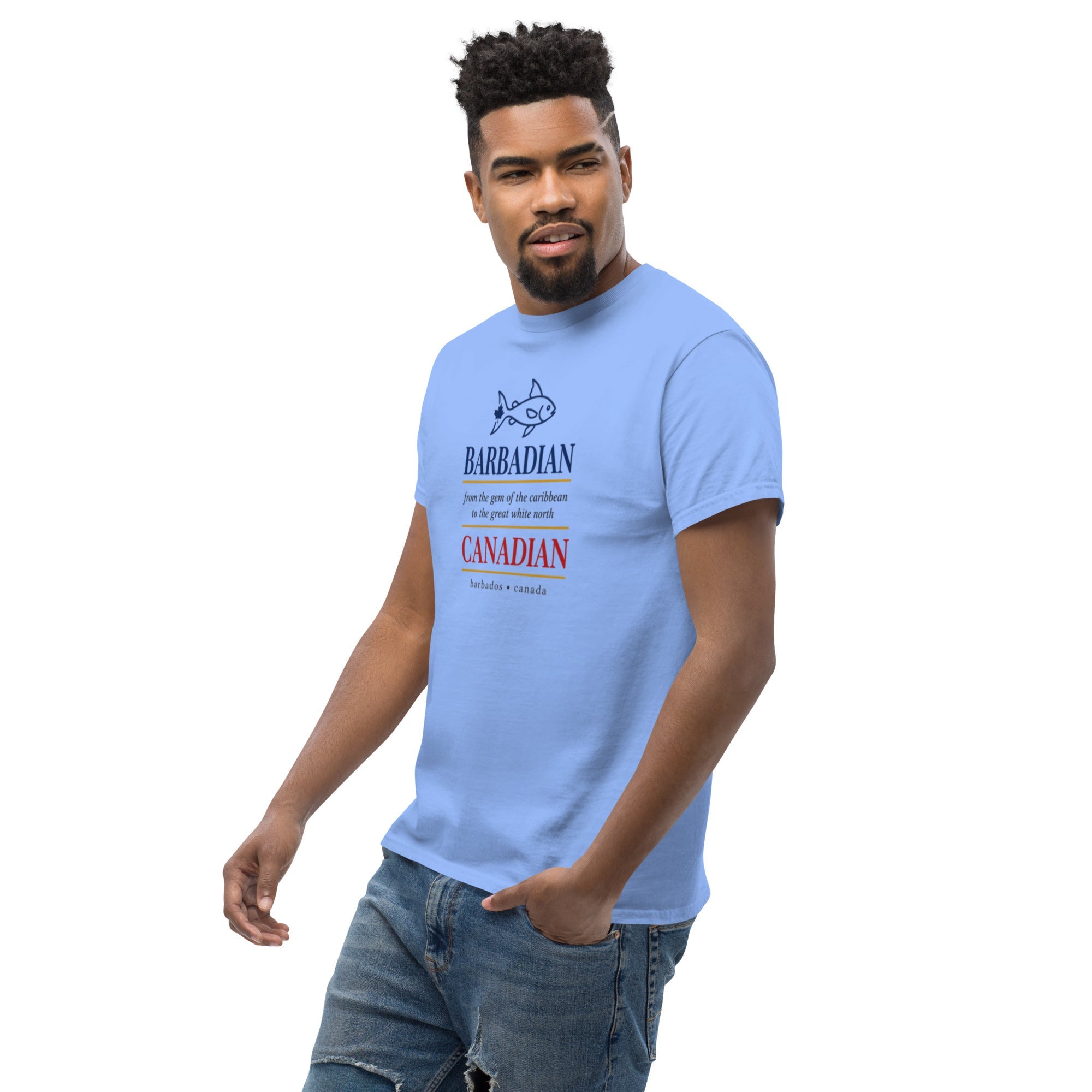 Q Origins Men's Classic Tee — Barbados Edition - ShopNQlik