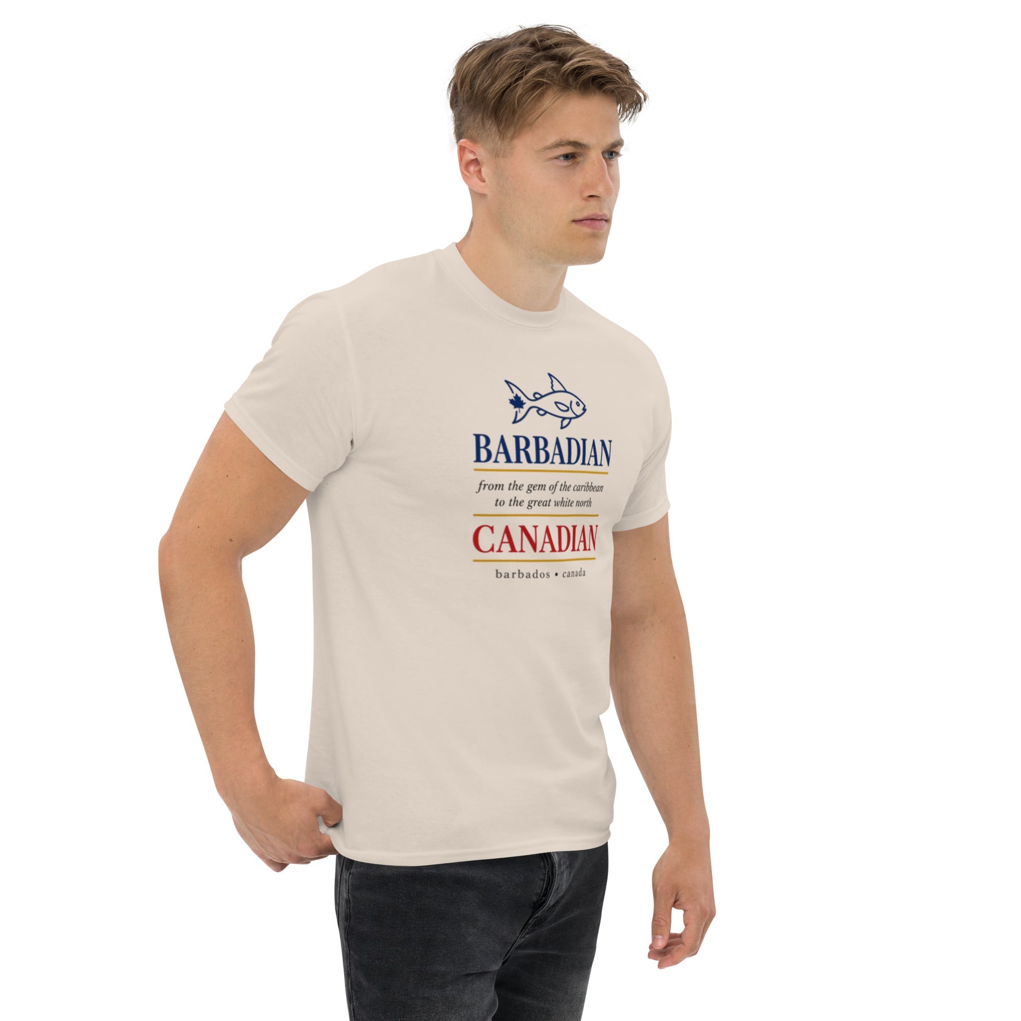 Q Origins Men's Classic Tee — Barbados Edition - ShopNQlik