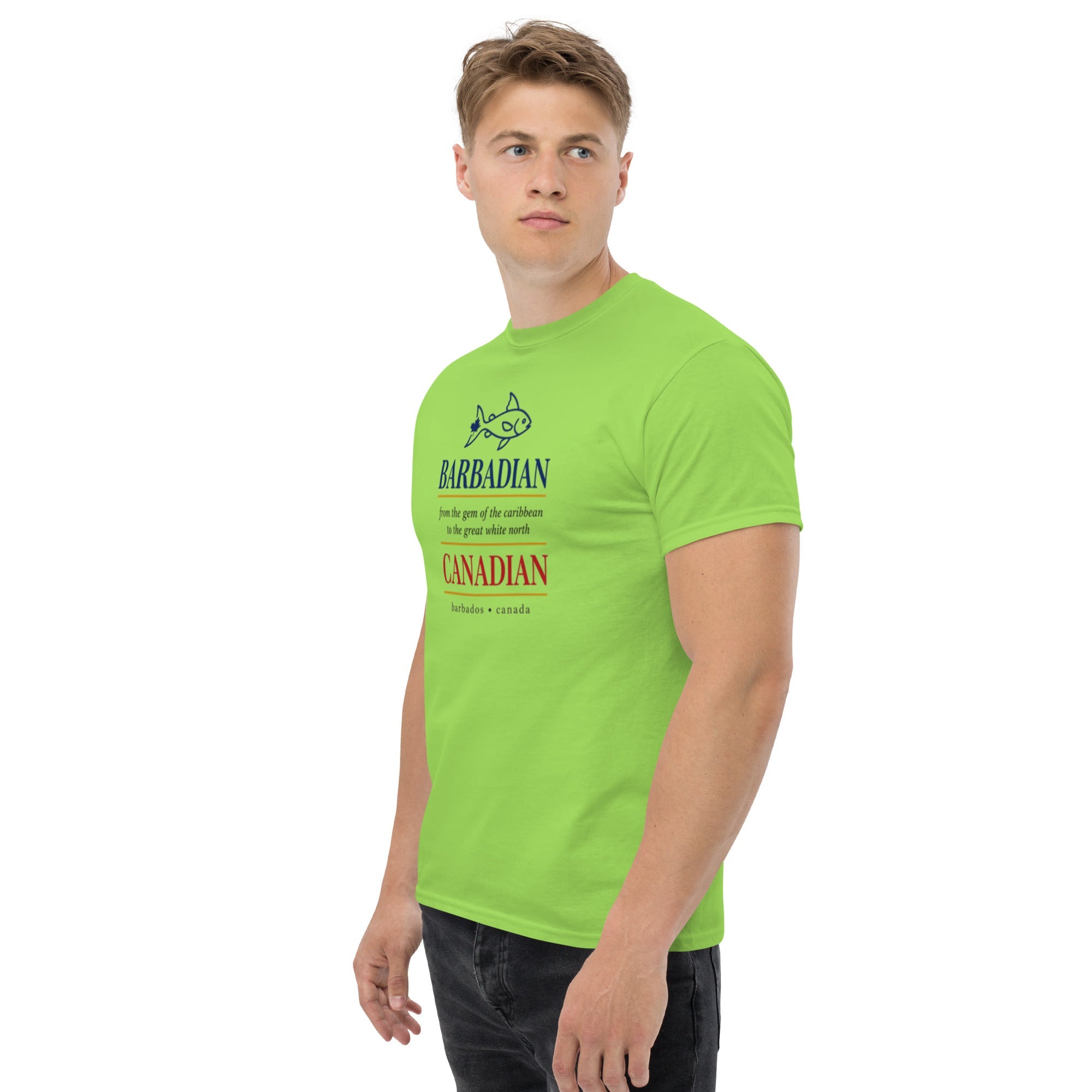 Q Origins Men's Classic Tee — Barbados Edition - ShopNQlik
