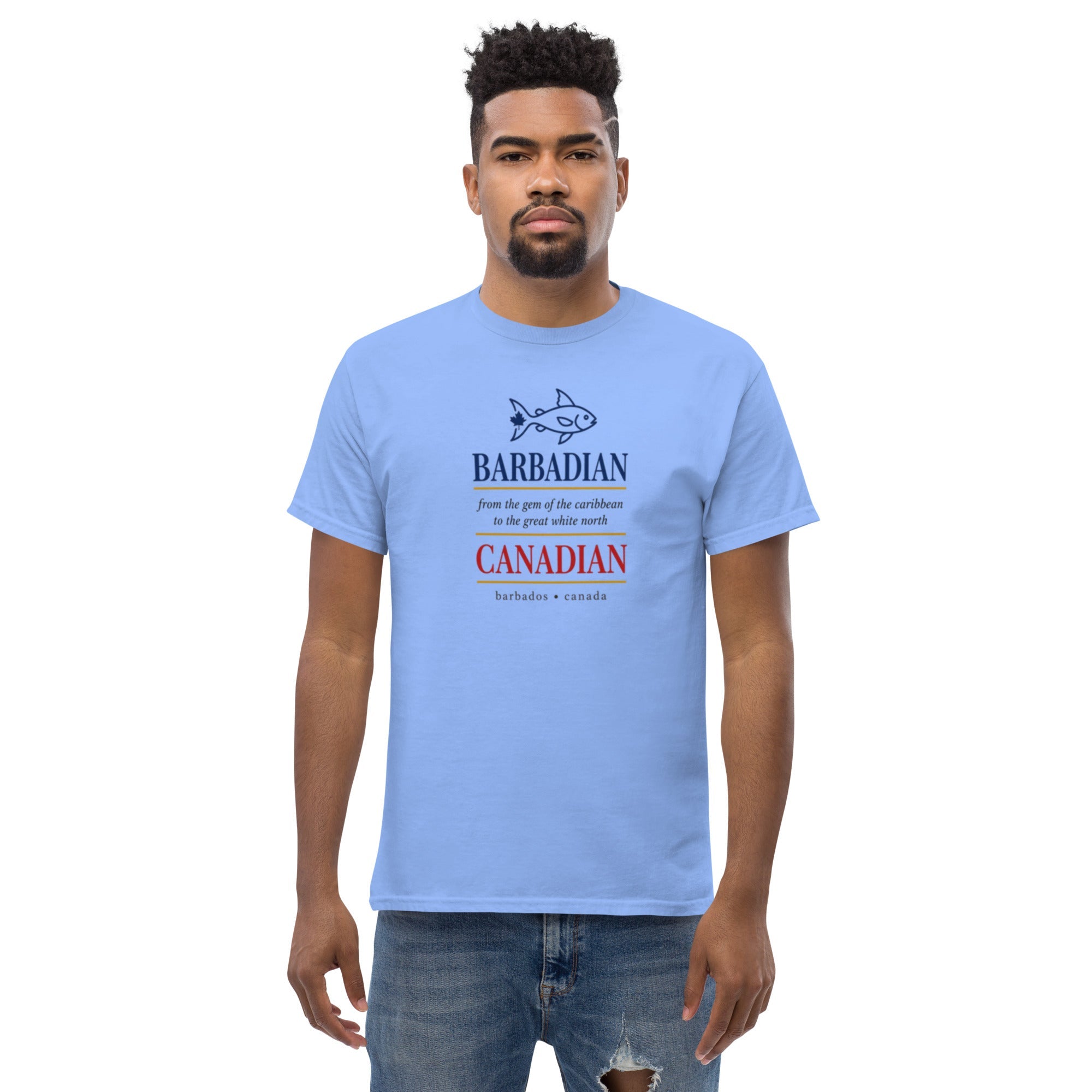 Q Origins Men's Classic Tee — Barbados Edition - ShopNQlik