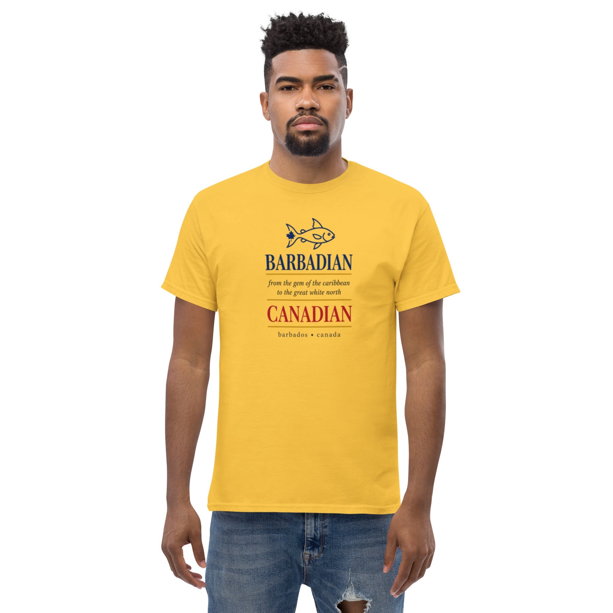 Q Origins Men's Classic Tee — Barbados Edition - ShopNQlik