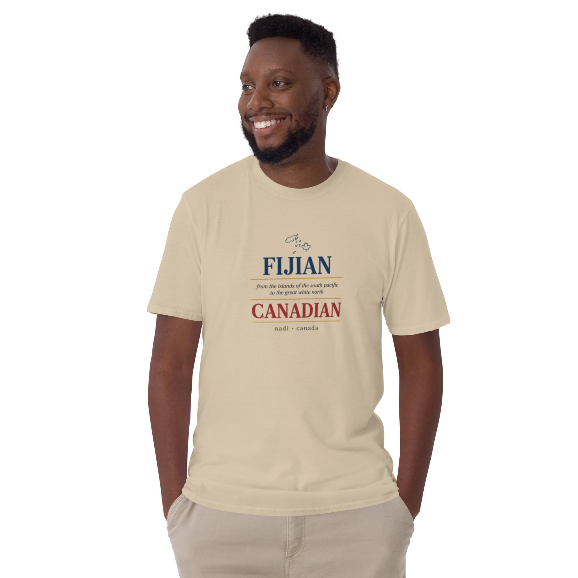 Q Origins Men's Fiji x Canada Softstyle Tee - ShopNQlik