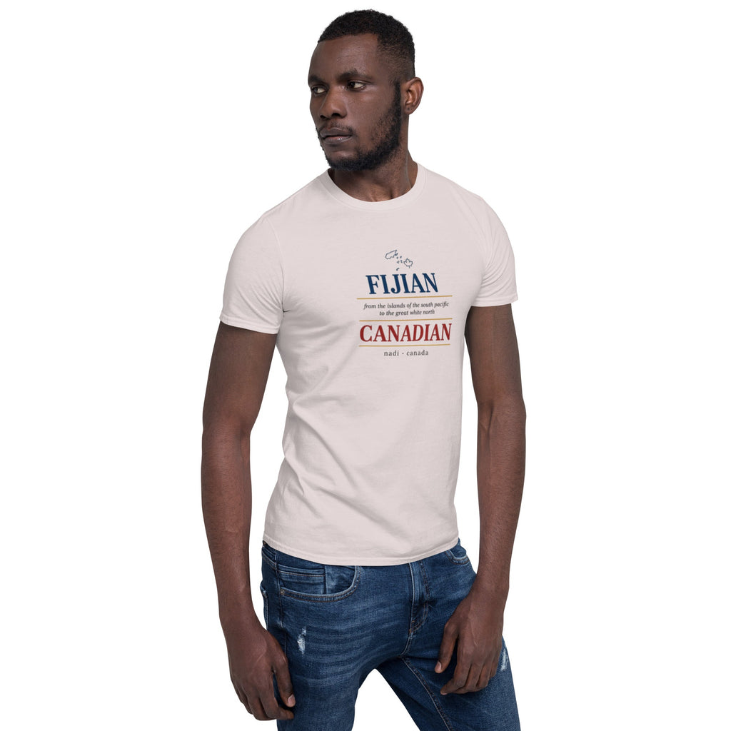 Q Origins Men's Fiji x Canada Softstyle Tee - ShopNQlik