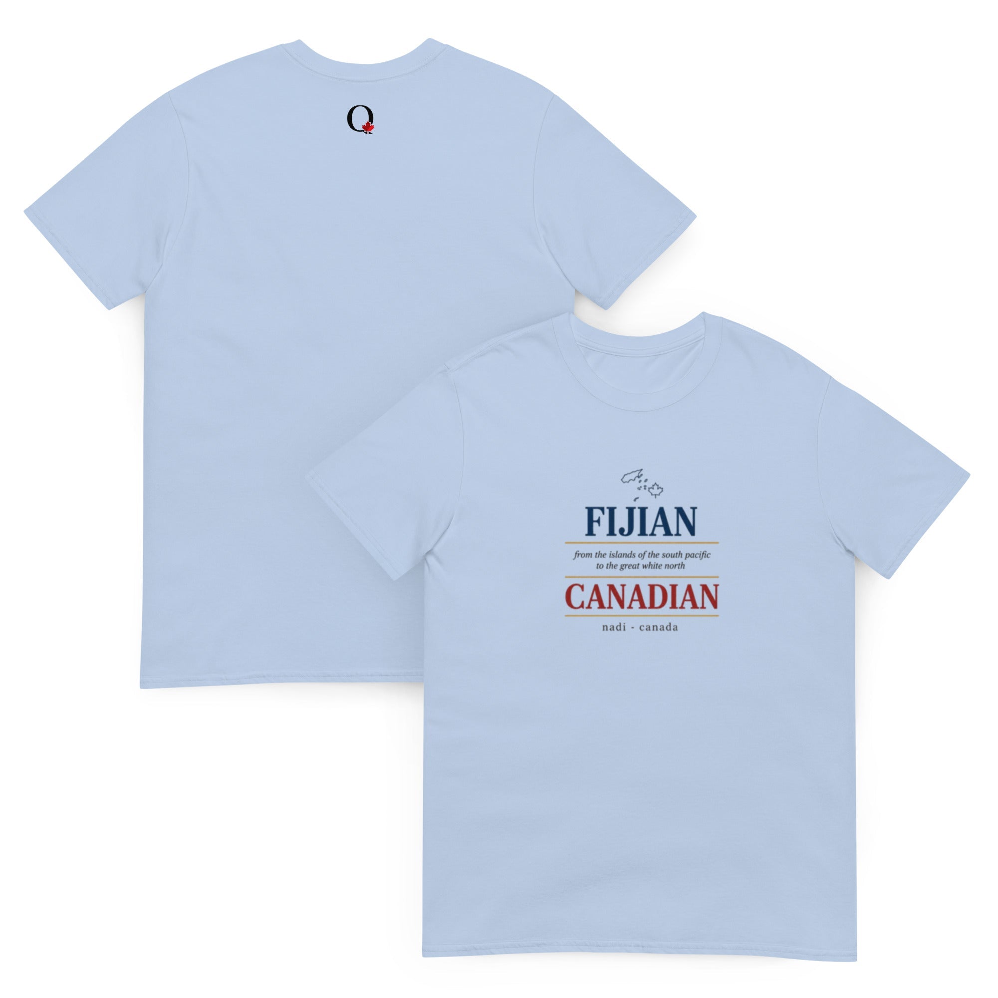 Q Origins Men's Fiji x Canada Softstyle Tee - ShopNQlik