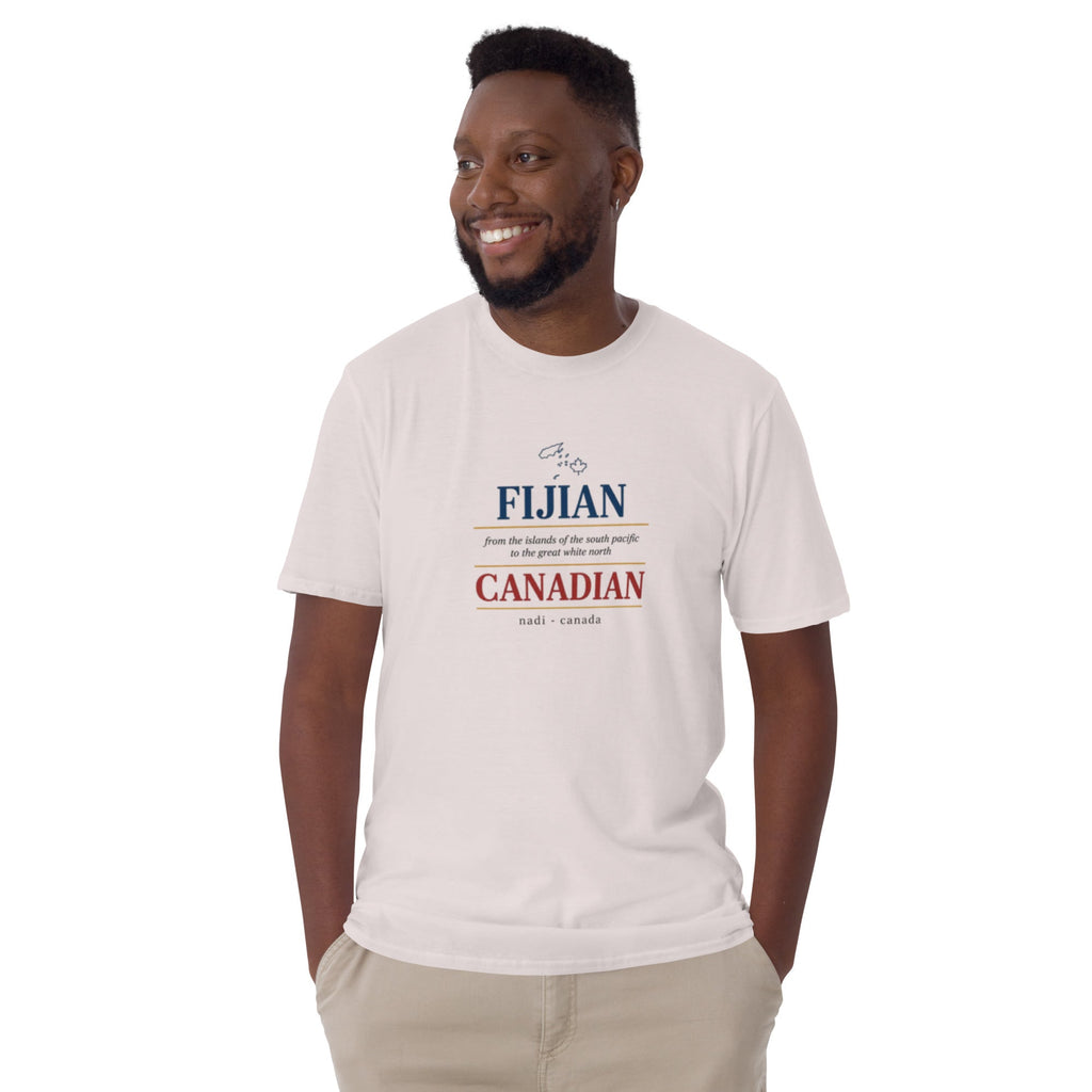 Q Origins Men's Fiji x Canada Softstyle Tee - ShopNQlik