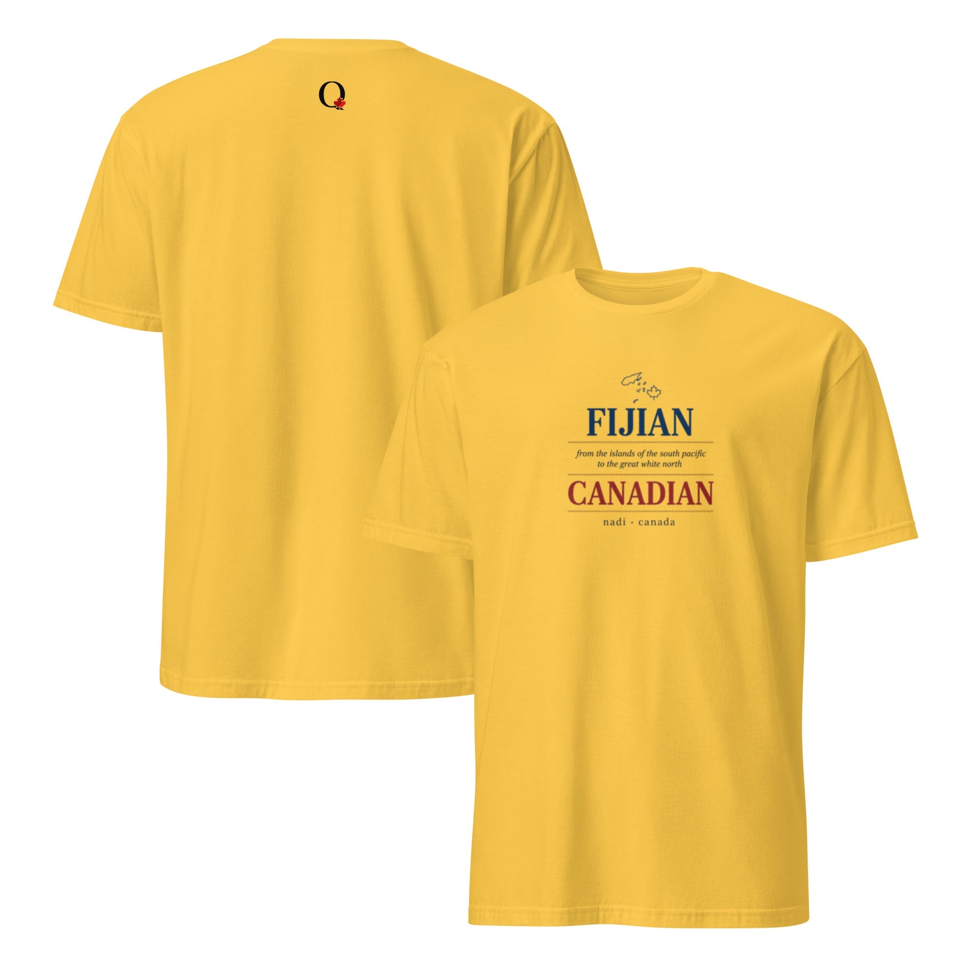 Q Origins Men's Fiji x Canada Softstyle Tee - ShopNQlik