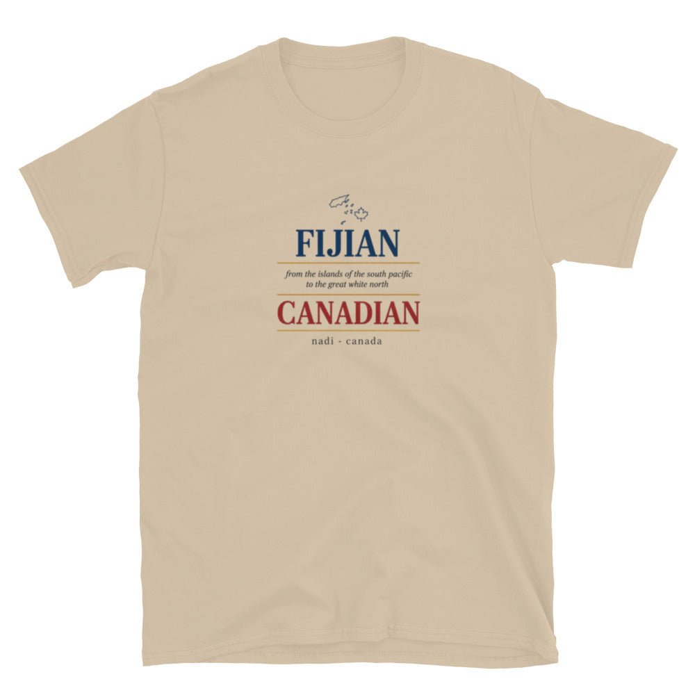 Q Origins Men's Fiji x Canada Softstyle Tee - ShopNQlik