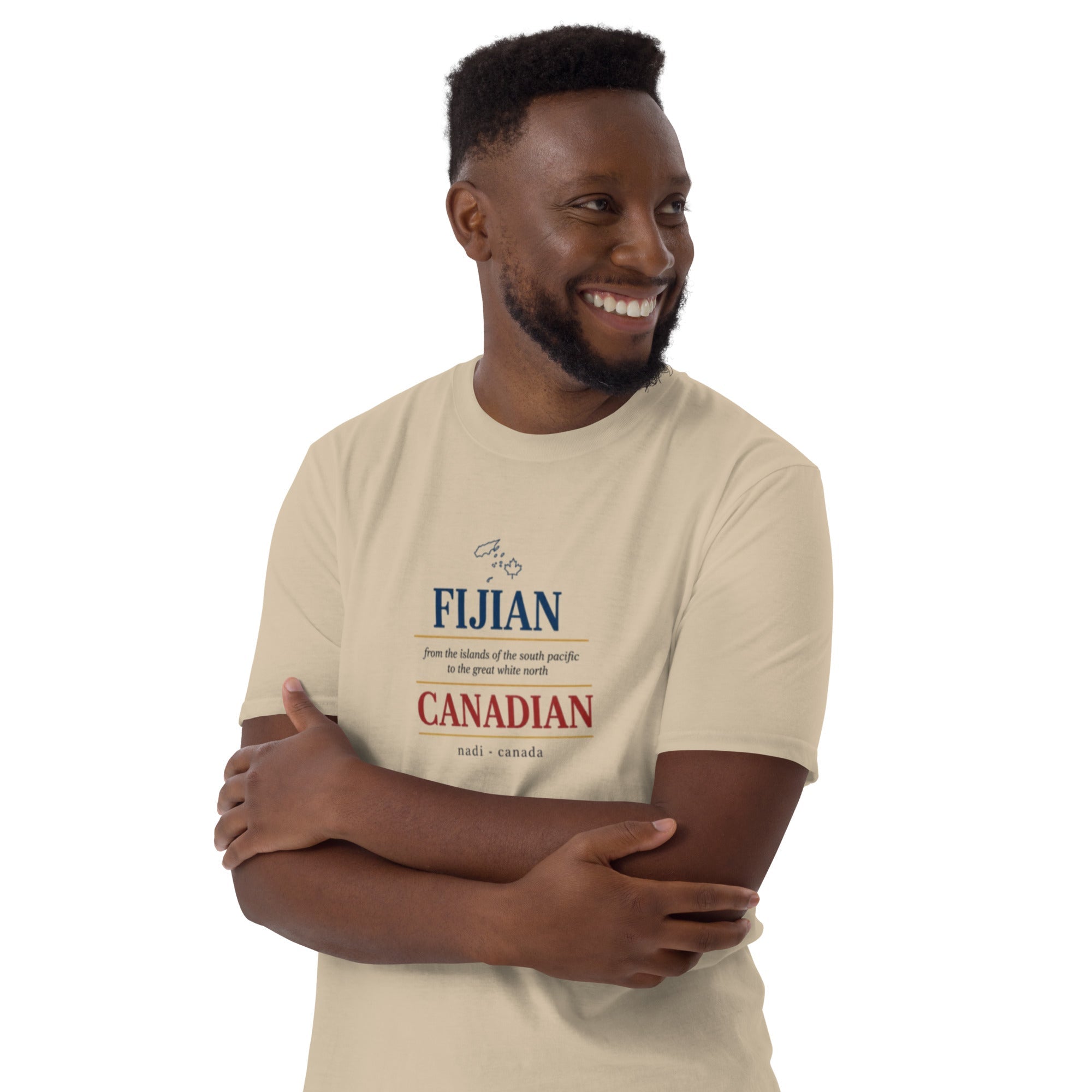 Q Origins Men's Fiji x Canada Softstyle Tee - ShopNQlik