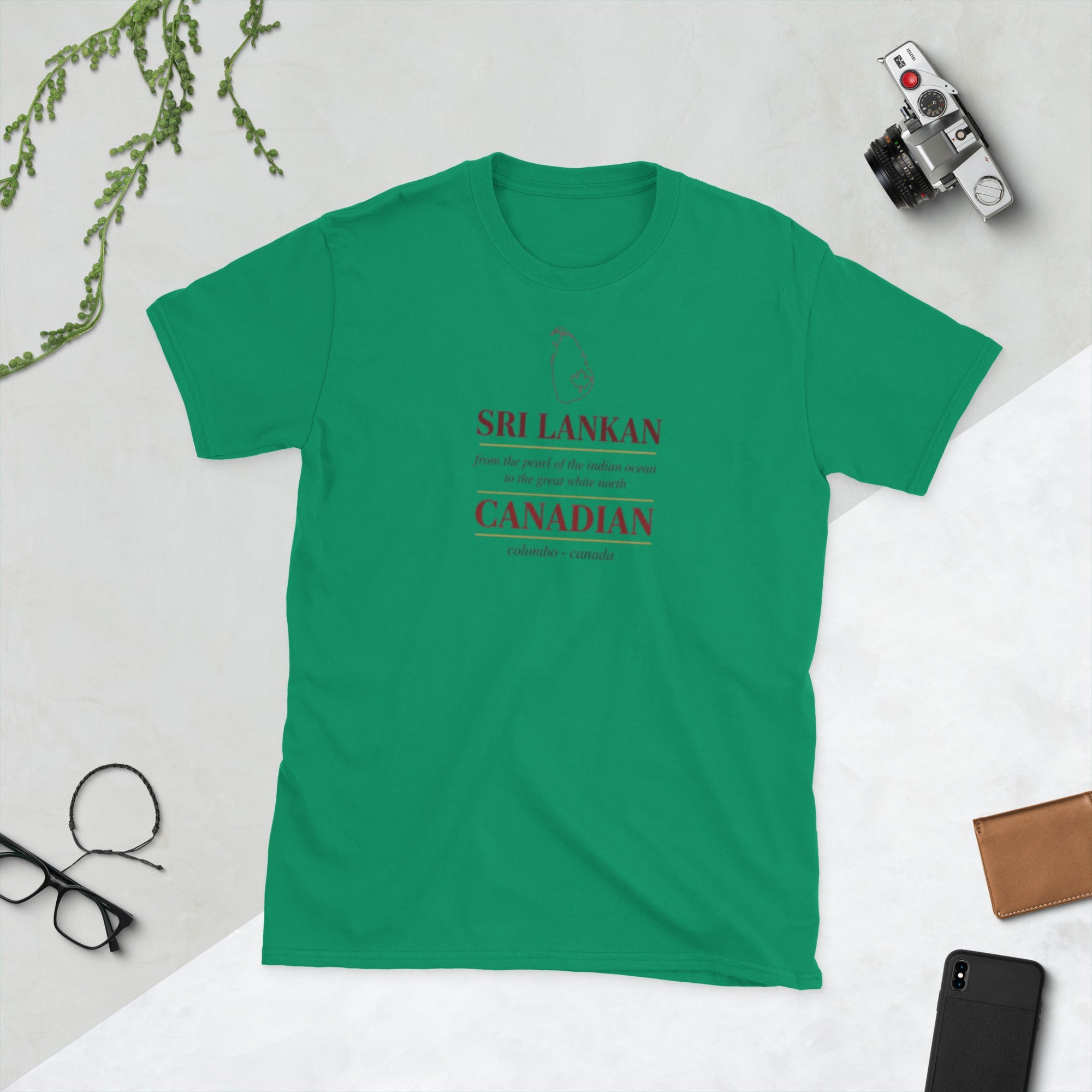 Q Origins Men's Sri Lanka Heritage Softstyle Tee - ShopNQlik