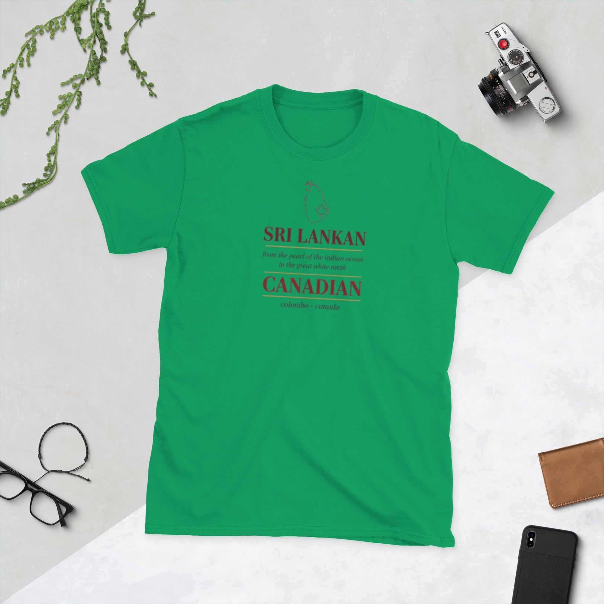 Q Origins Men's Sri Lanka Heritage Softstyle Tee - ShopNQlik
