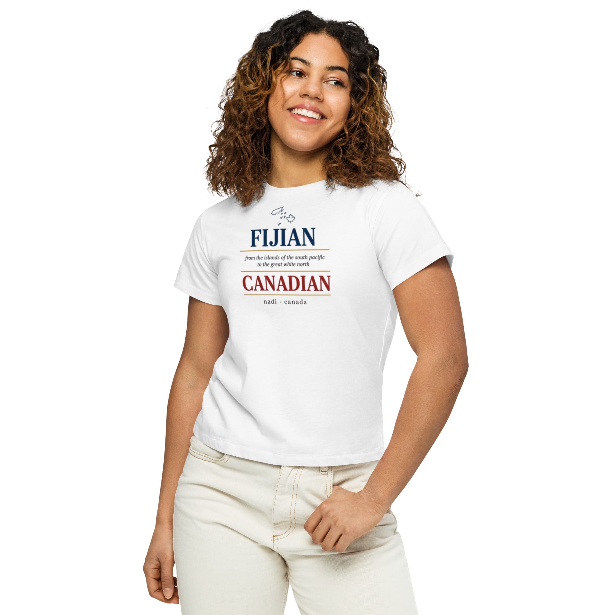 Q Origins Women's Fiji Heritage High-Waisted Tee - ShopNQlik
