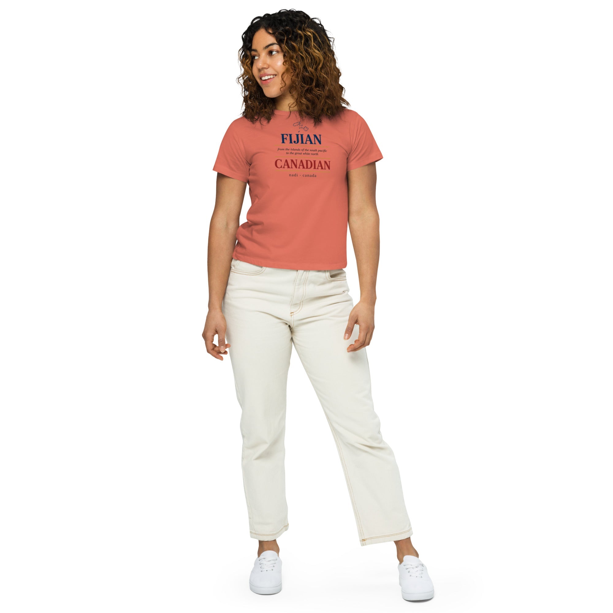 Q Origins Women's Fiji Heritage High-Waisted Tee - ShopNQlik