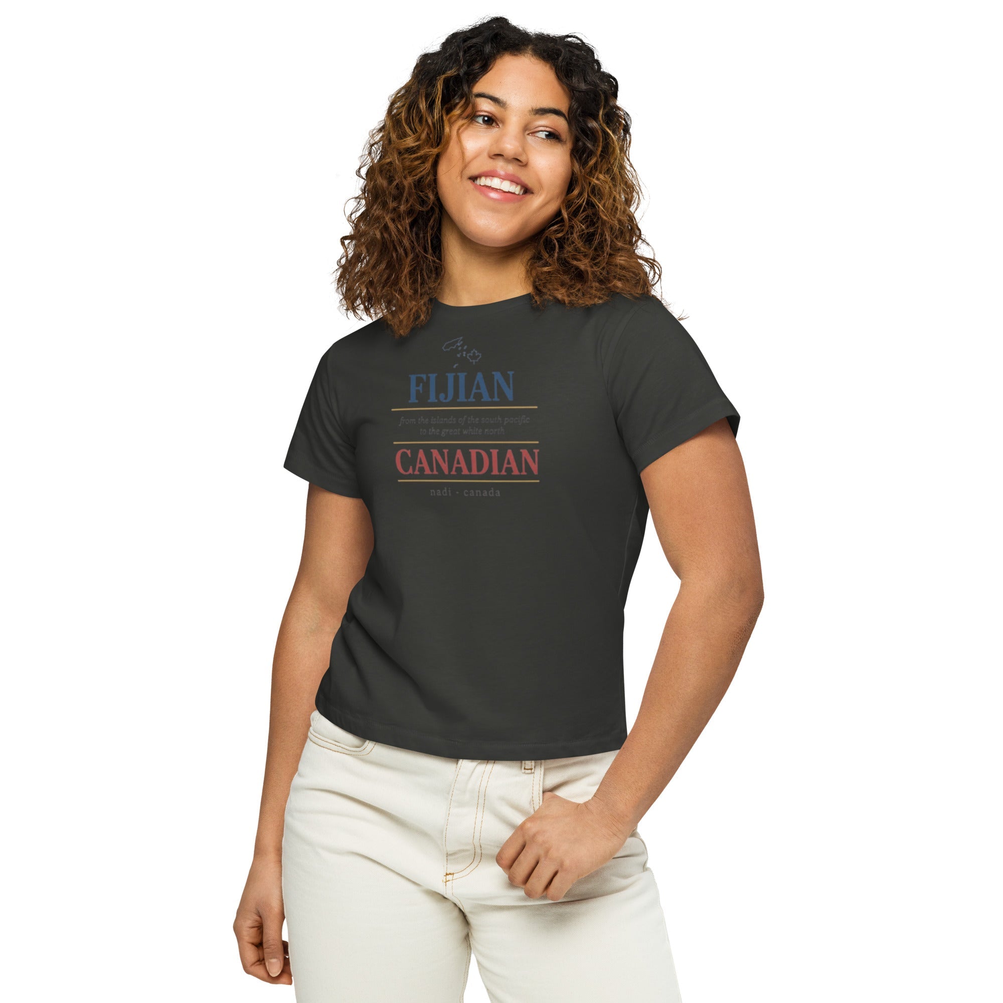 Q Origins Women's Fiji Heritage High-Waisted Tee - ShopNQlik