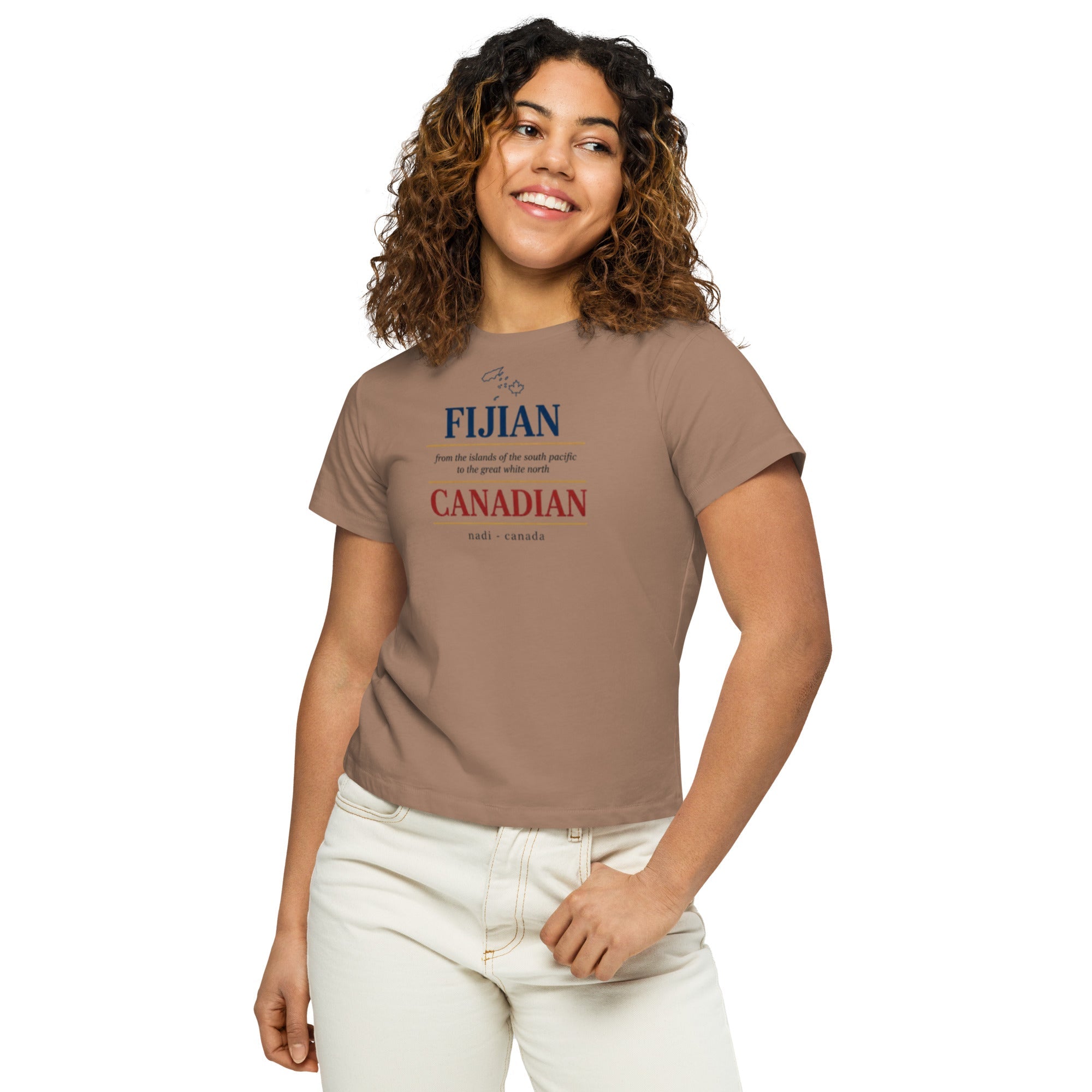 Q Origins Women's Fiji Heritage High-Waisted Tee - ShopNQlik