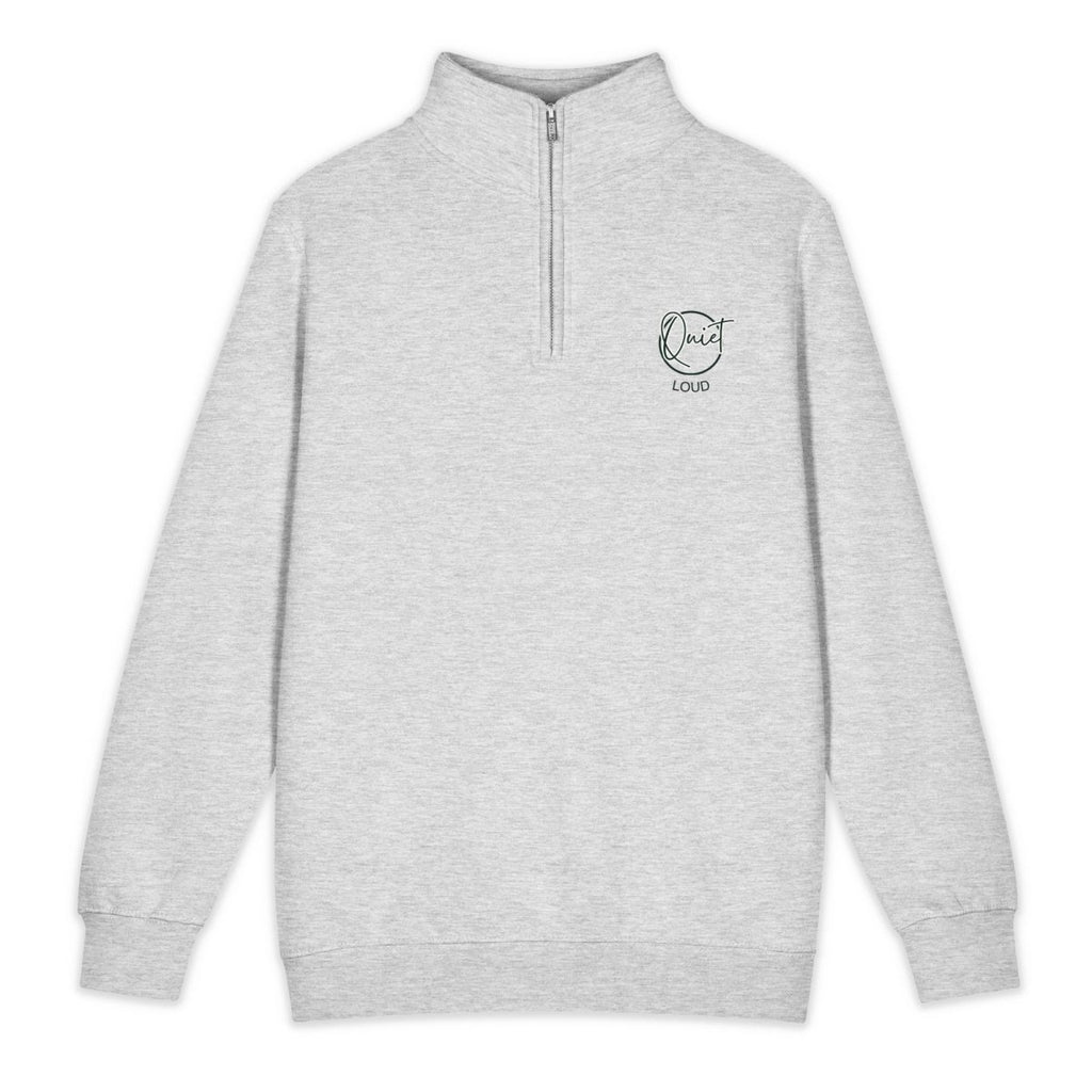 QUIET — LOUD Unisex Quarter-Zip | Q Collection - ShopNQlik
