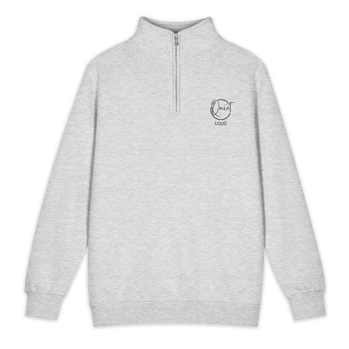 QUIET — LOUD Unisex Quarter-Zip | Q Collection - ShopNQlik