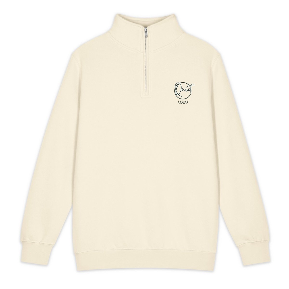 QUIET — LOUD Unisex Quarter-Zip | Q Collection - ShopNQlik
