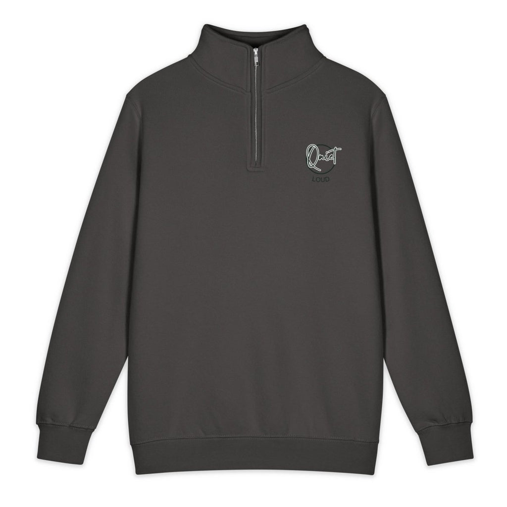QUIET — LOUD Unisex Quarter-Zip | Q Collection - ShopNQlik