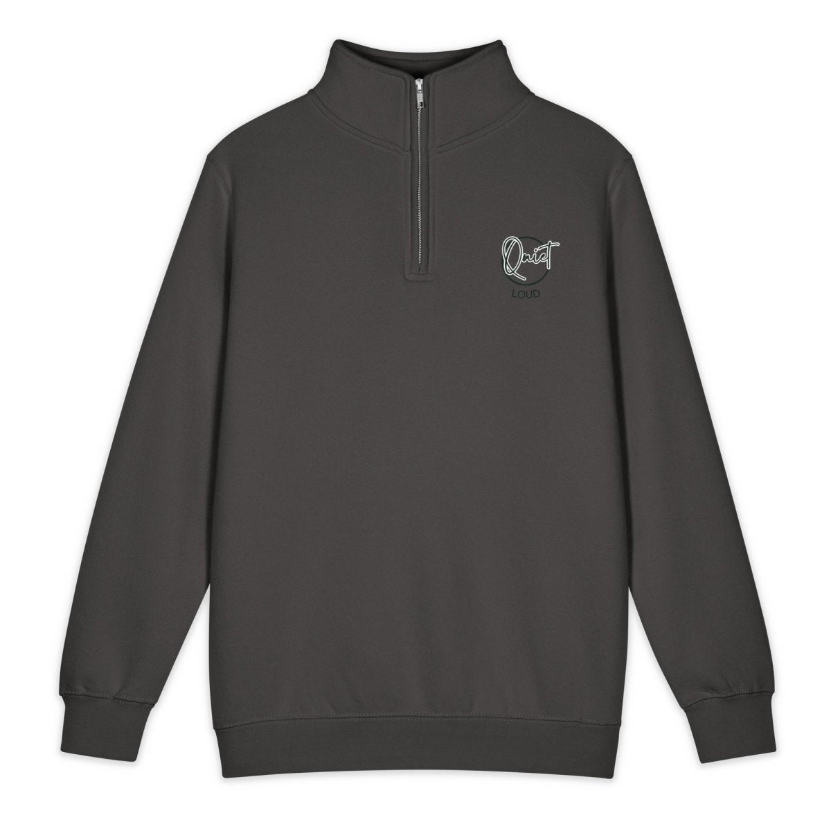 QUIET — LOUD Unisex Quarter-Zip | Q Collection - ShopNQlik